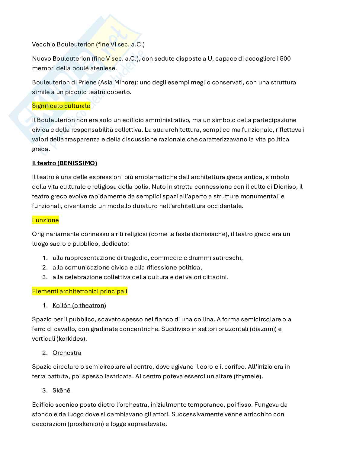 Storia dell'architettura 2 - Architettura greca Pag. 6