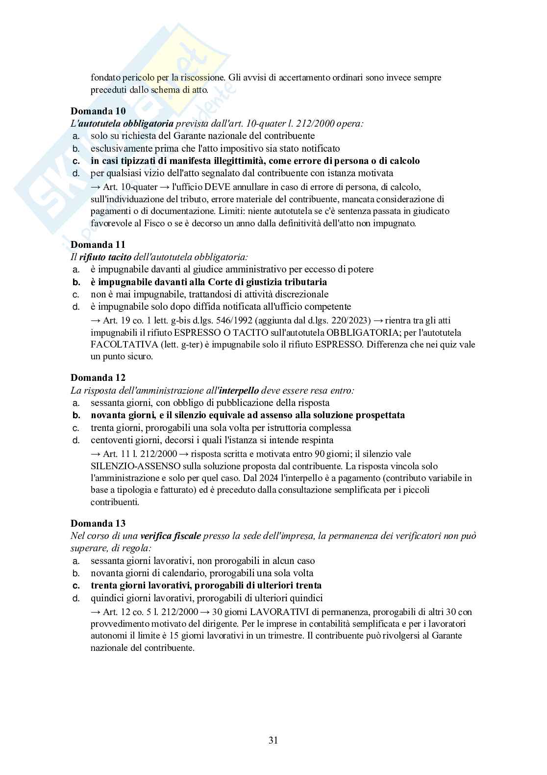 Concorso Agenzia Entrate 2026 Funzionari – tutte le materie + 150 quiz commentati Pag. 31