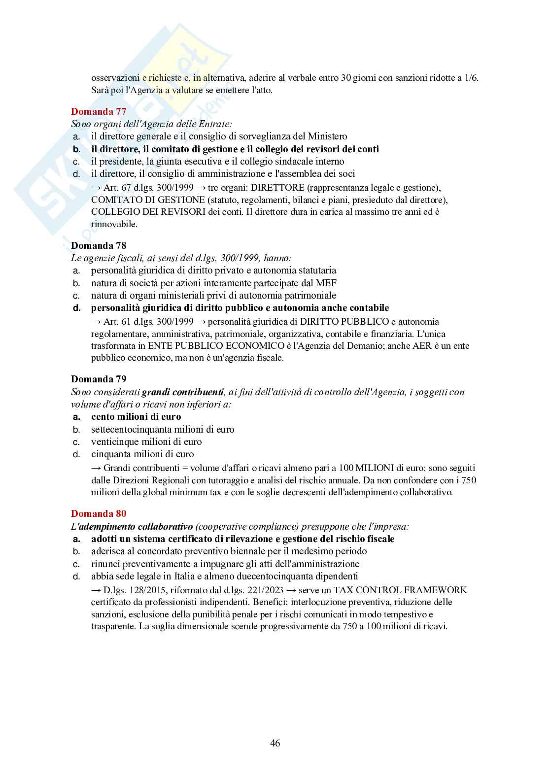 Concorso Agenzia Entrate 2026 Funzionari – tutte le materie + 150 quiz commentati Pag. 46