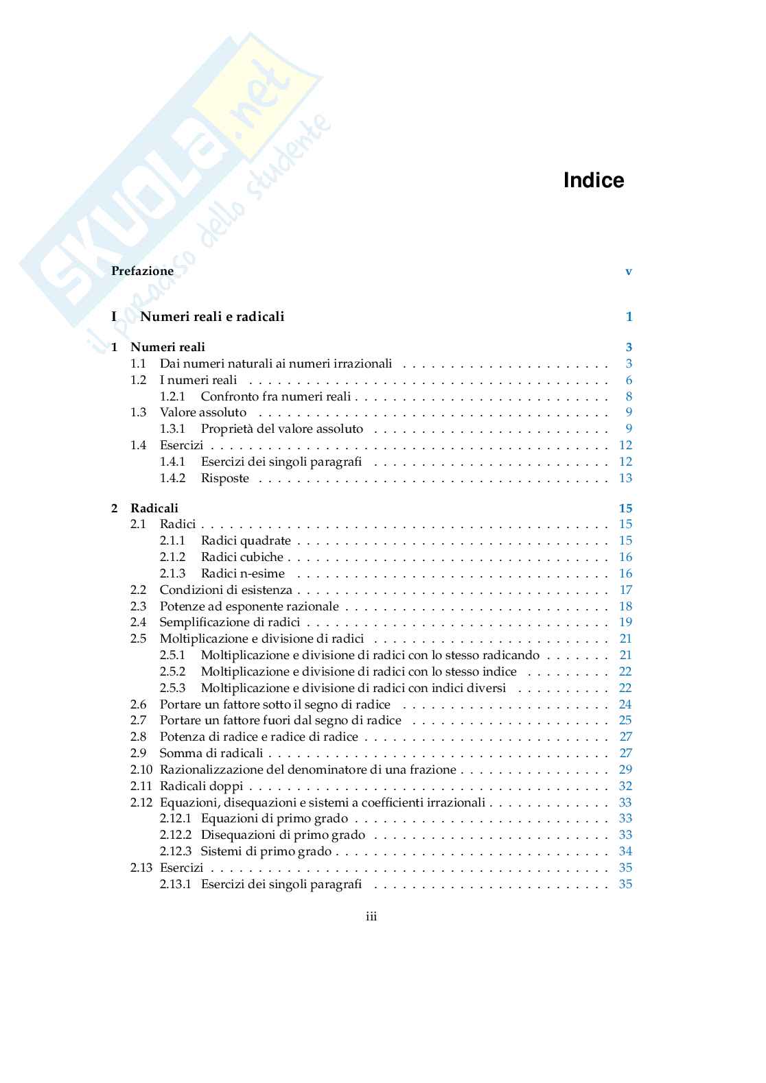 Matematica C3 Algebra 2 - 4a edizione (ebook) Pag. 6