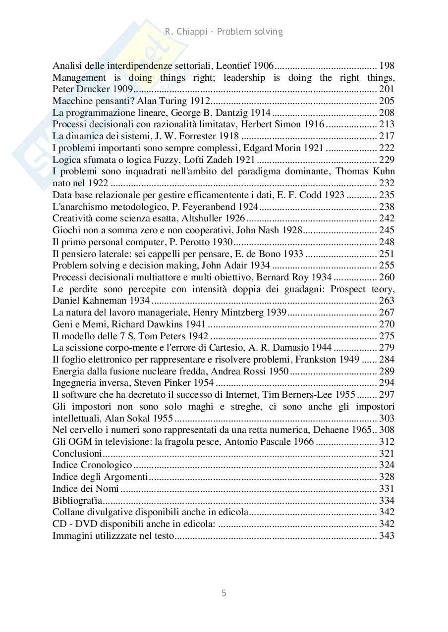 Problem Solving: 102 nomi per 102 idee (ebook) Pag. 6