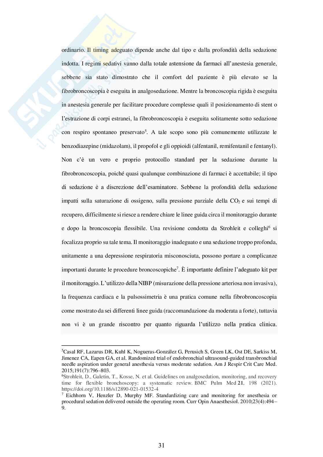 L’ossigenoterapia ad alto flusso nella fibrobroncoscopia diagnostica: strategie di utilizzo e nuove prospettive Pag. 31