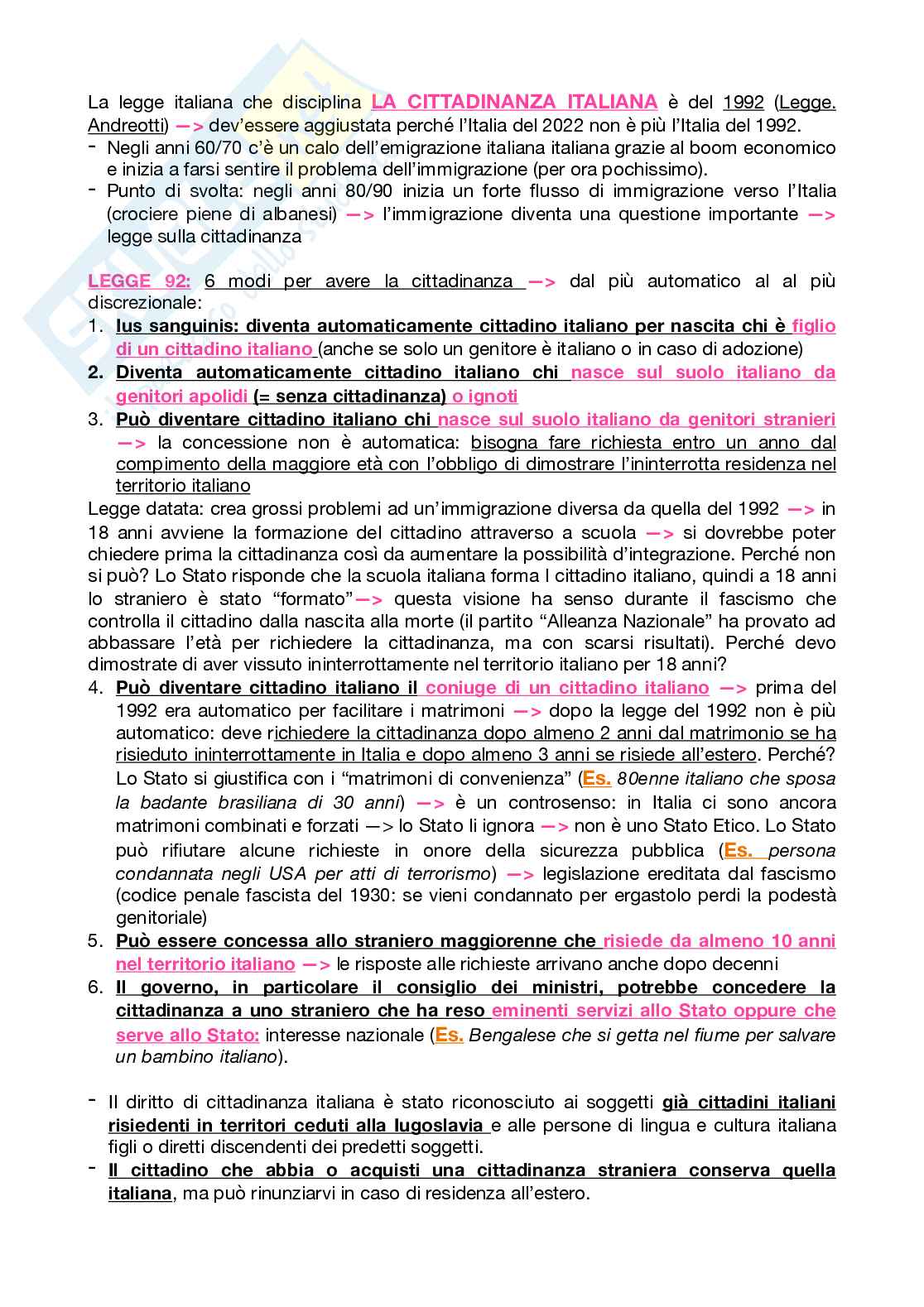 Lo Stato. Popolo, territorio e sovranità Pag. 2