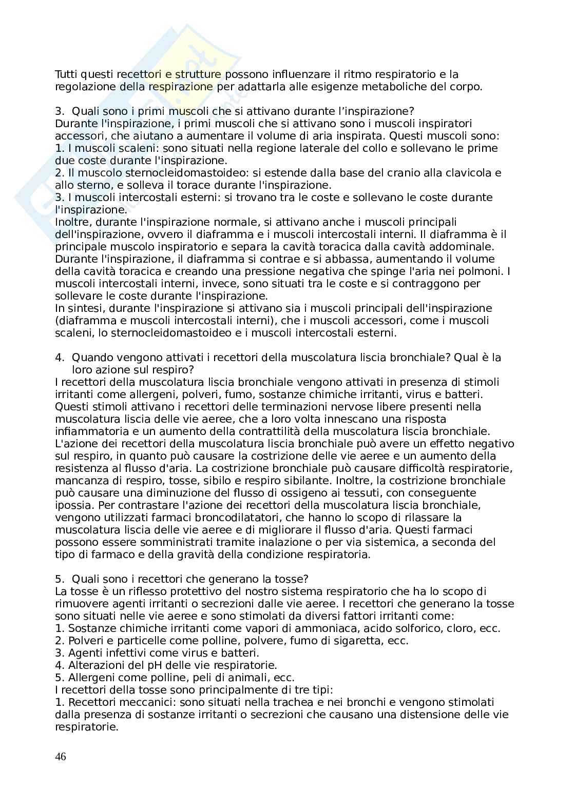 Appunti Fisiologia Pag. 46