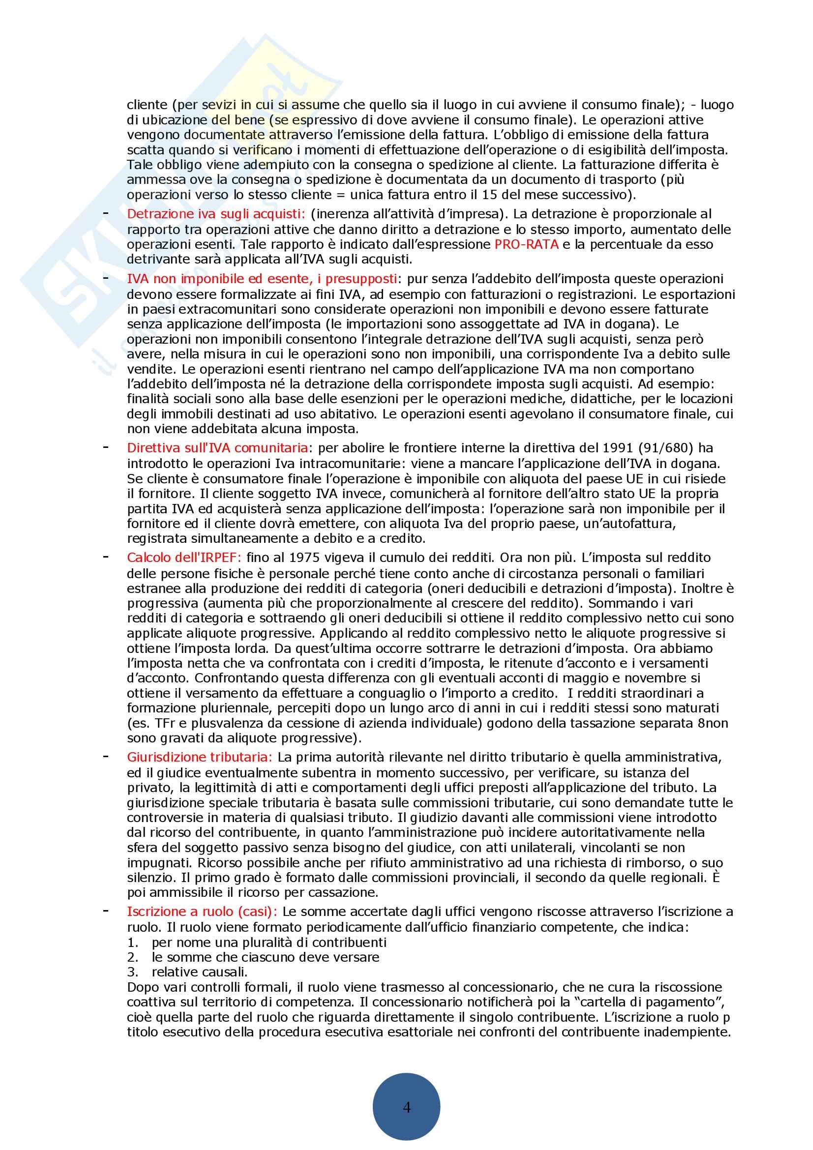 Diritto tributario - Domande Pag. 2