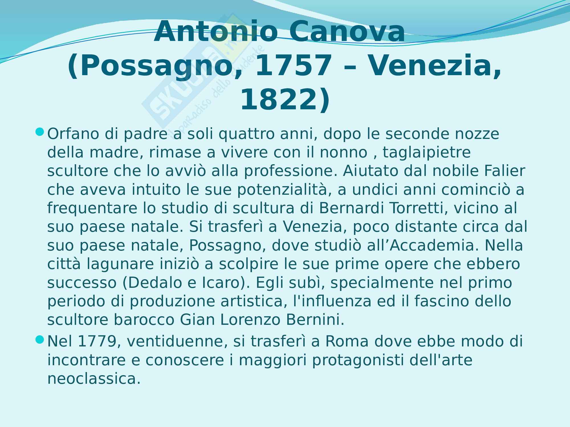 Antonio Canova Pag. 2