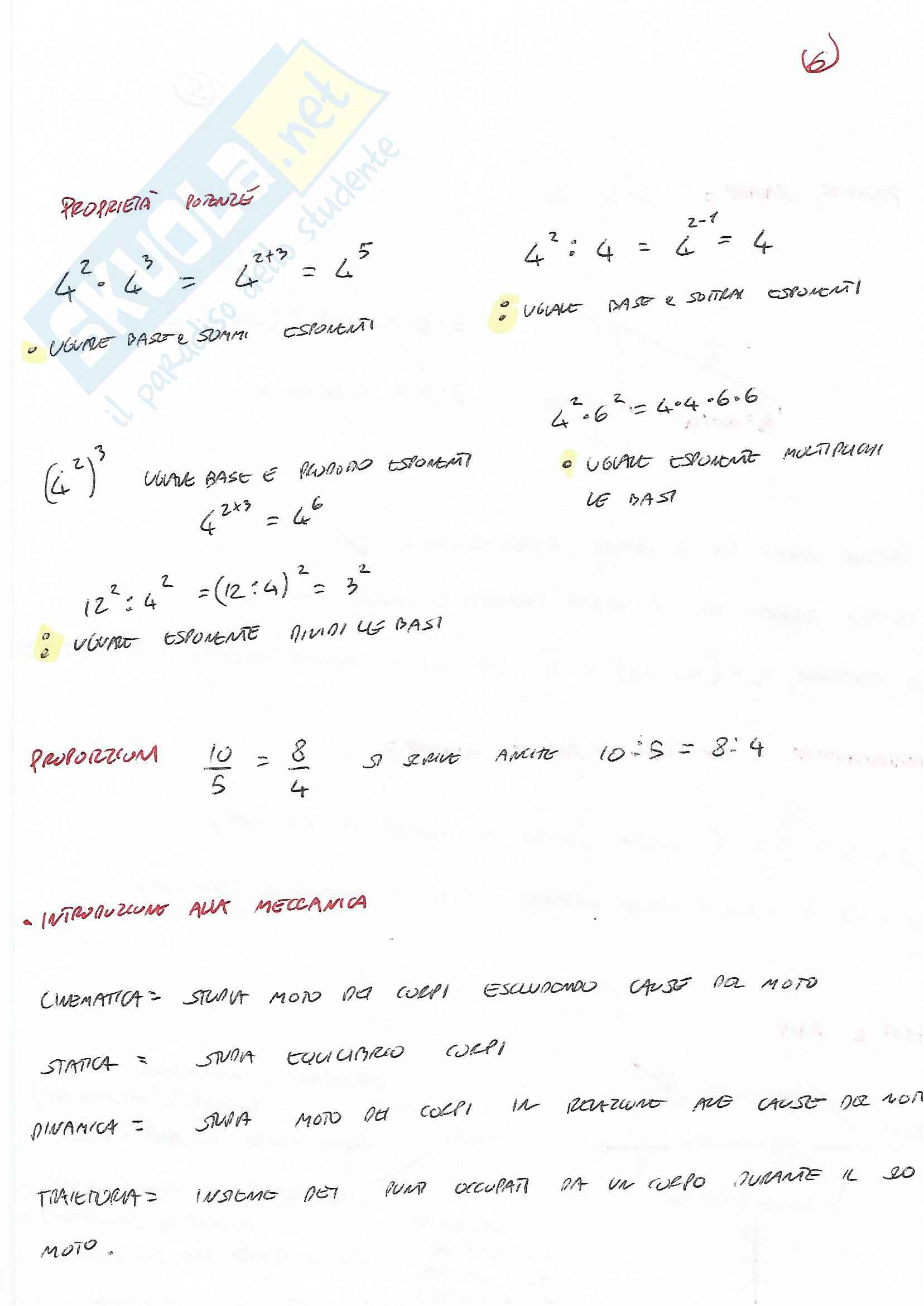 Parte di fisica di Basi delle attività motorie Pag. 6