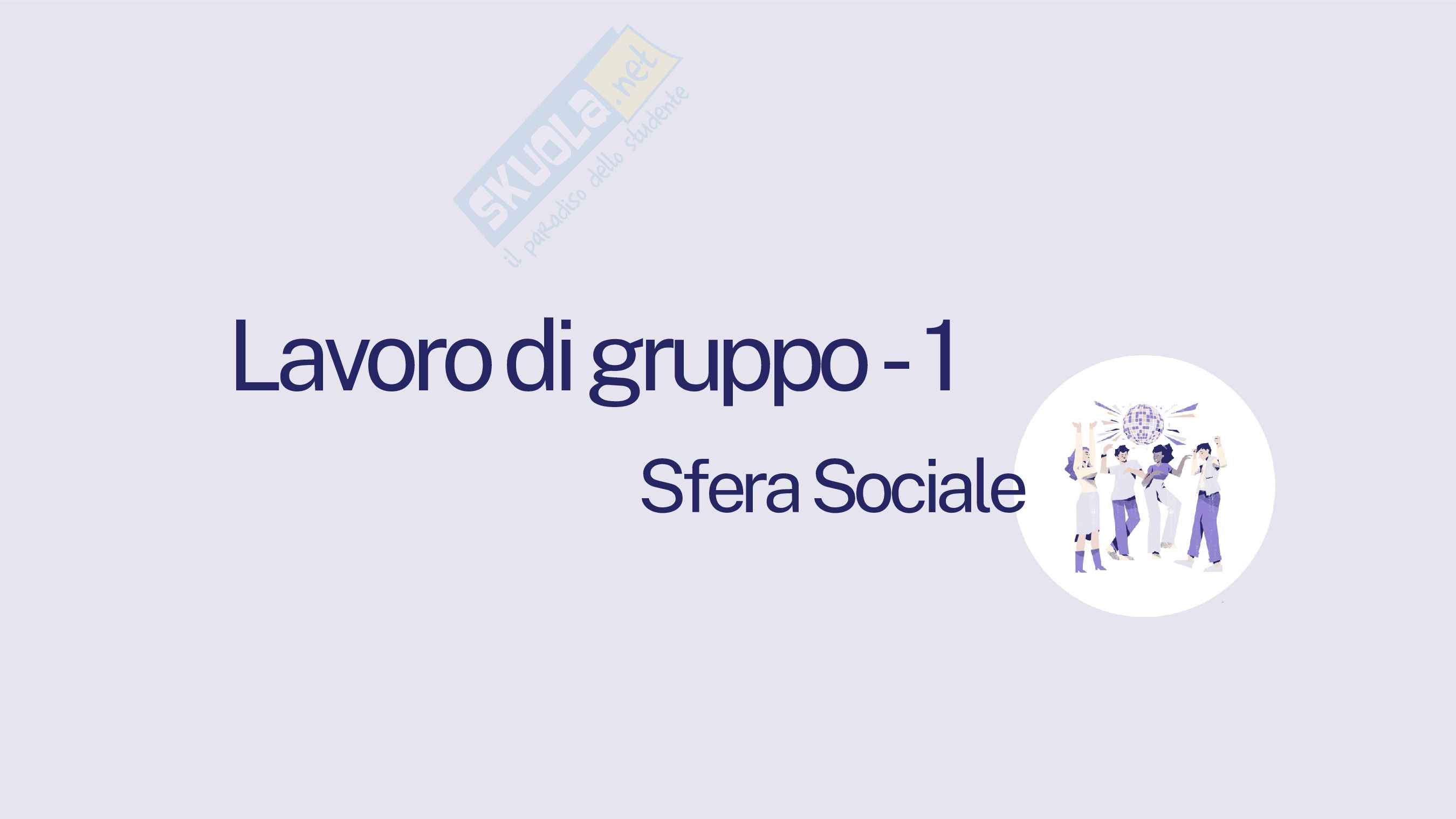 Lavoro di gruppo Pag. 1