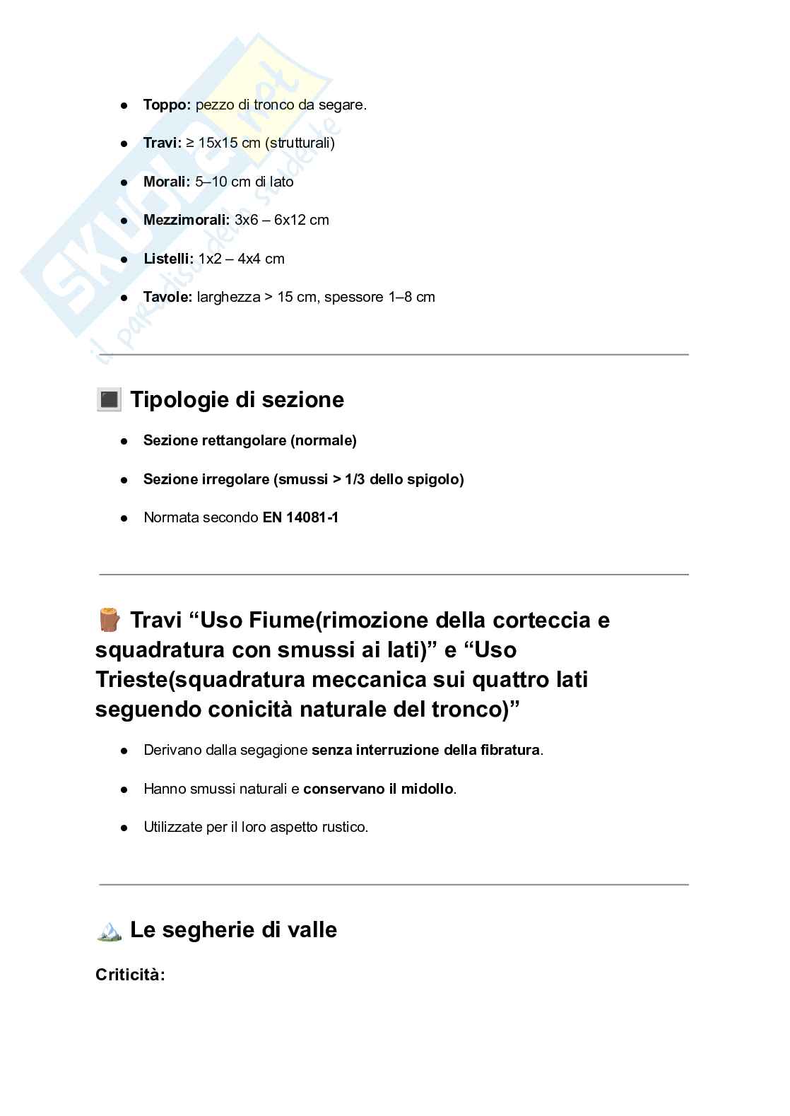 Tecnologie del legno  Pag. 31