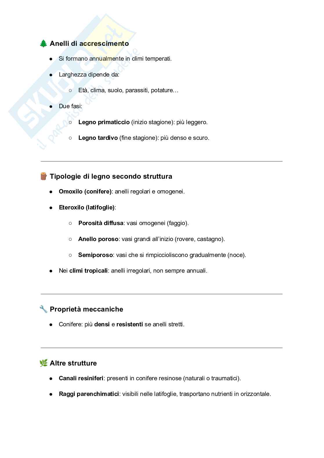 Tecnologie del legno  Pag. 6