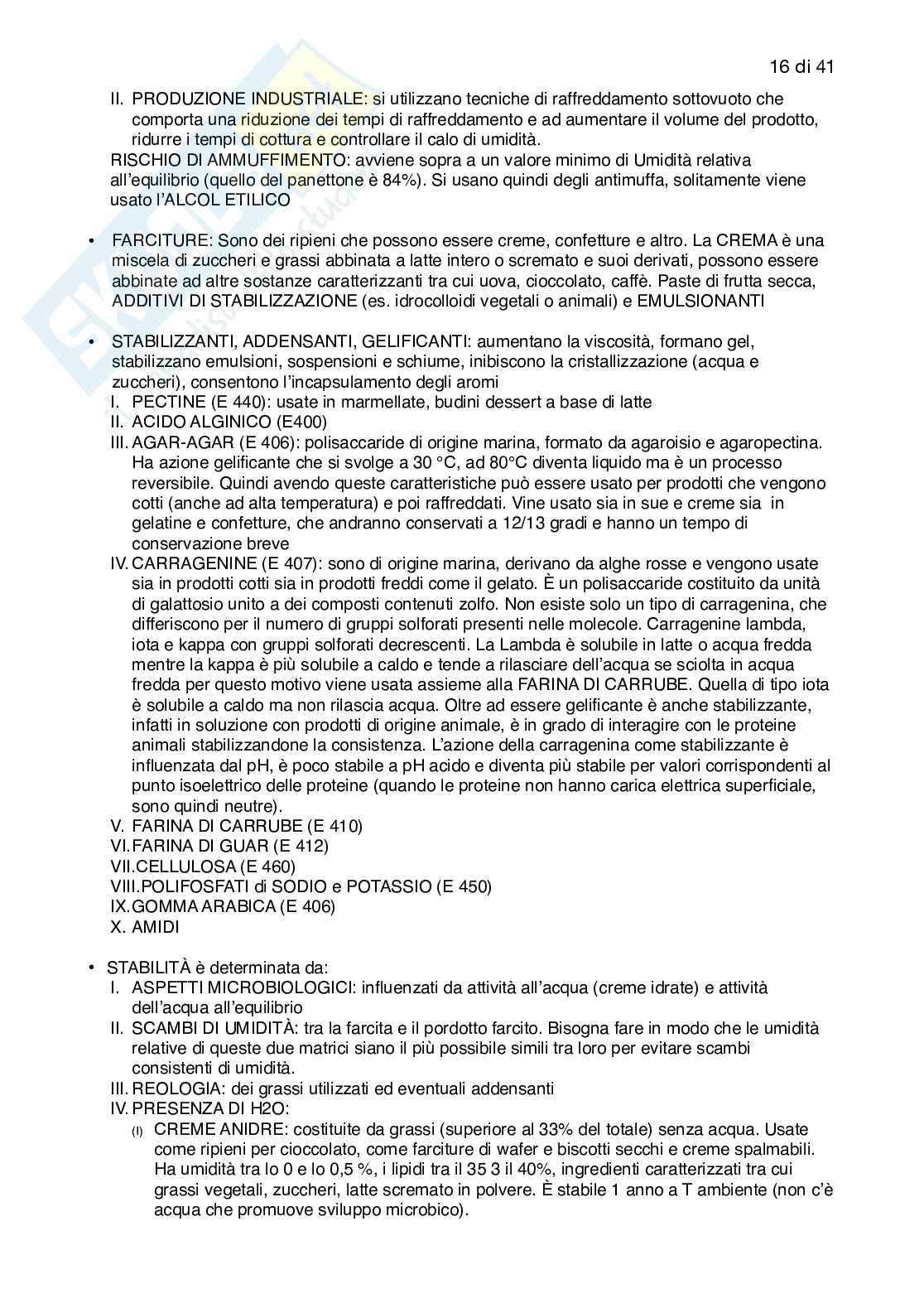 Alimenti e bevande - Appunti integrati con slides Pag. 16