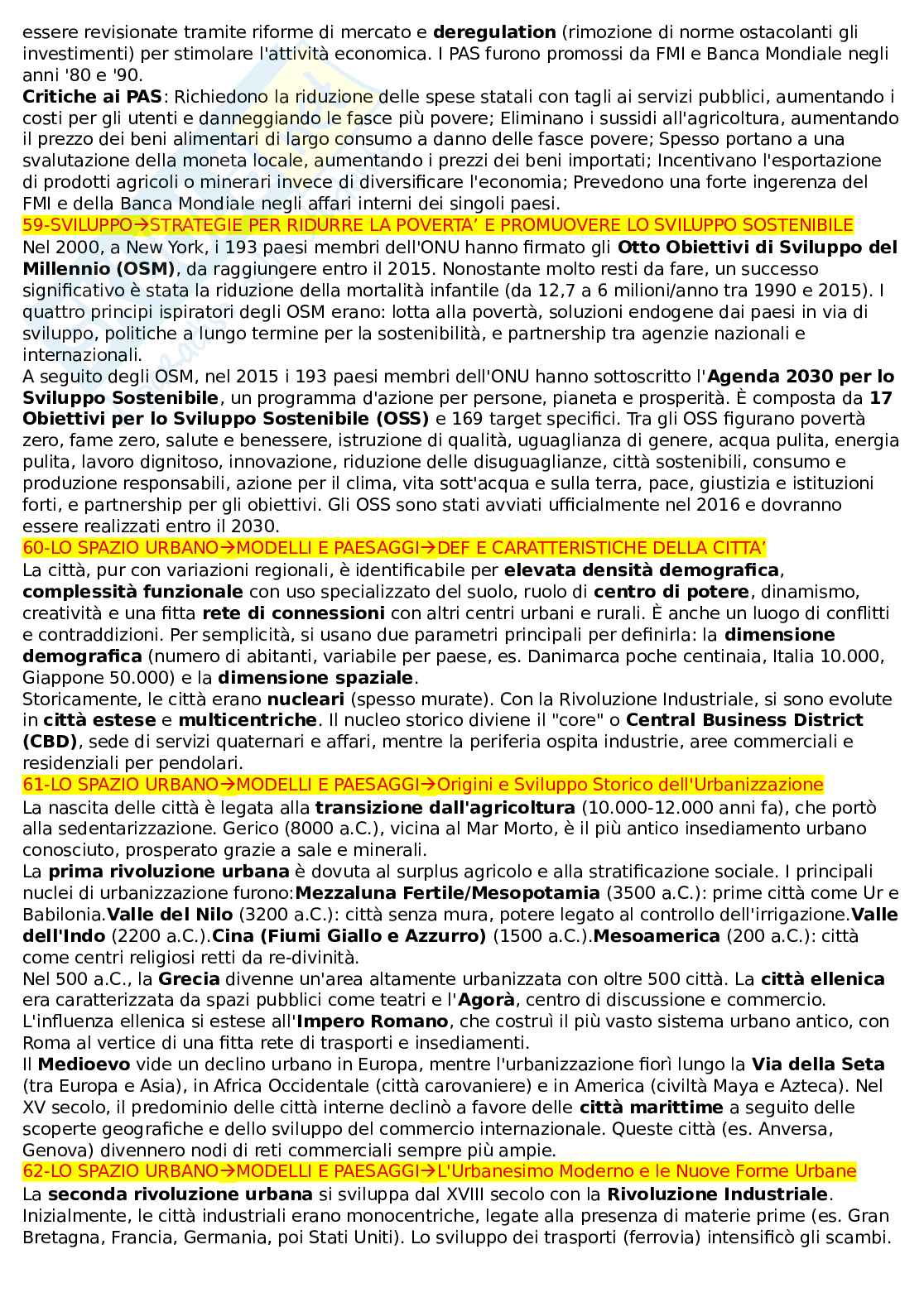 Appunti di lezione Geografia umana Pag. 21