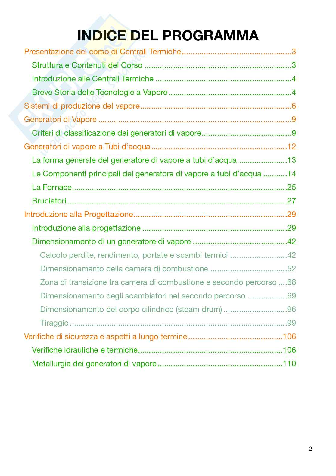 Appunti Centrali termiche  Pag. 2