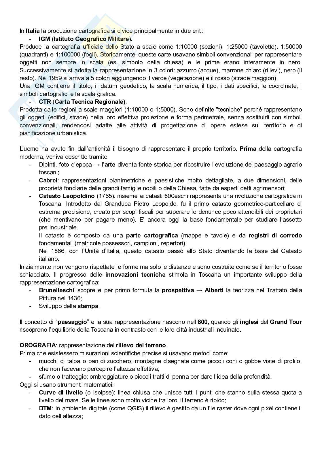 Analisi del territorio e degli insediamenti – Appunti completi e QGIS   Pag. 11
