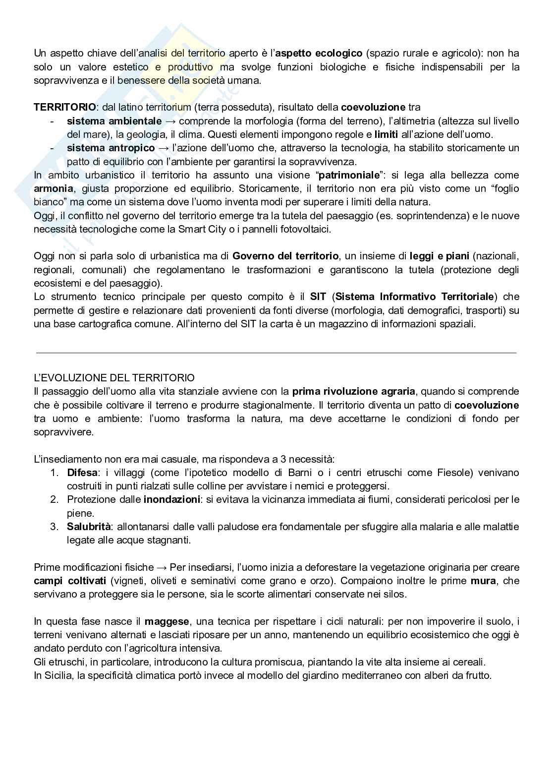 Analisi del territorio e degli insediamenti – Appunti completi e QGIS   Pag. 2