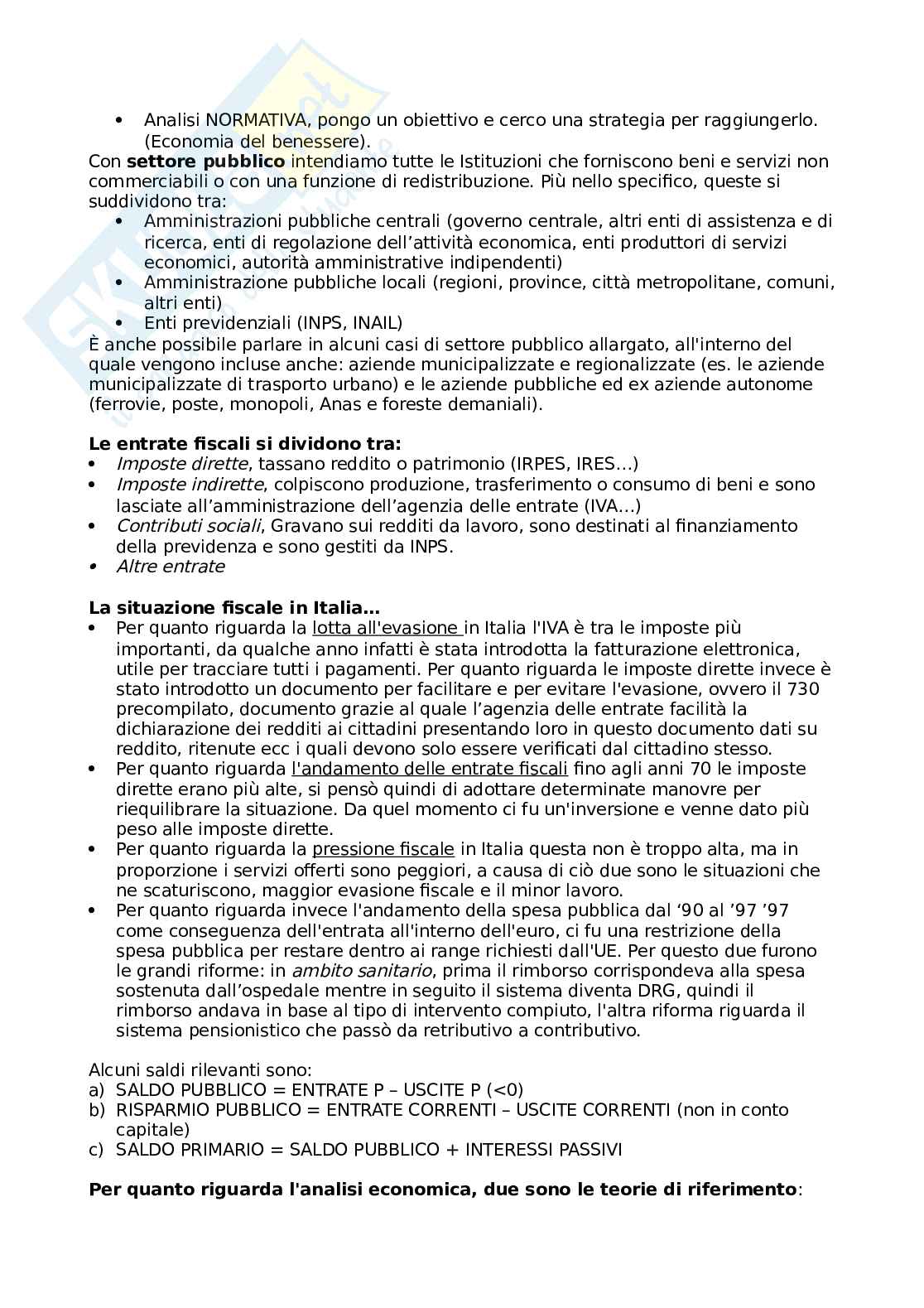 Appunti Scienza delle finanze  Pag. 2