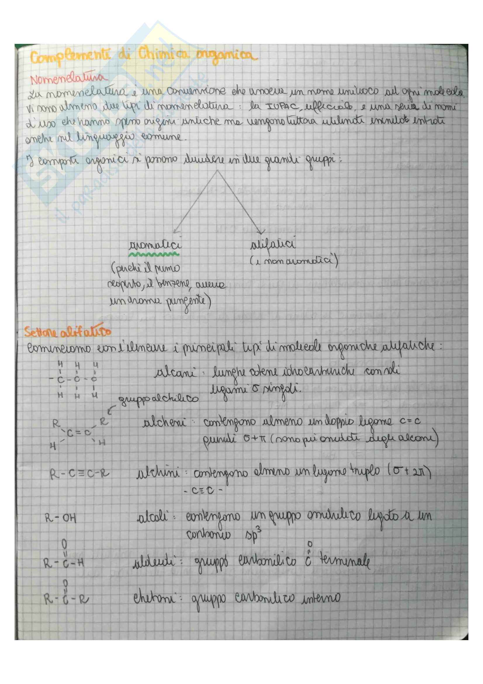 Complementi di Chimica Organica 1: Esercizi e Teoria Pag. 2