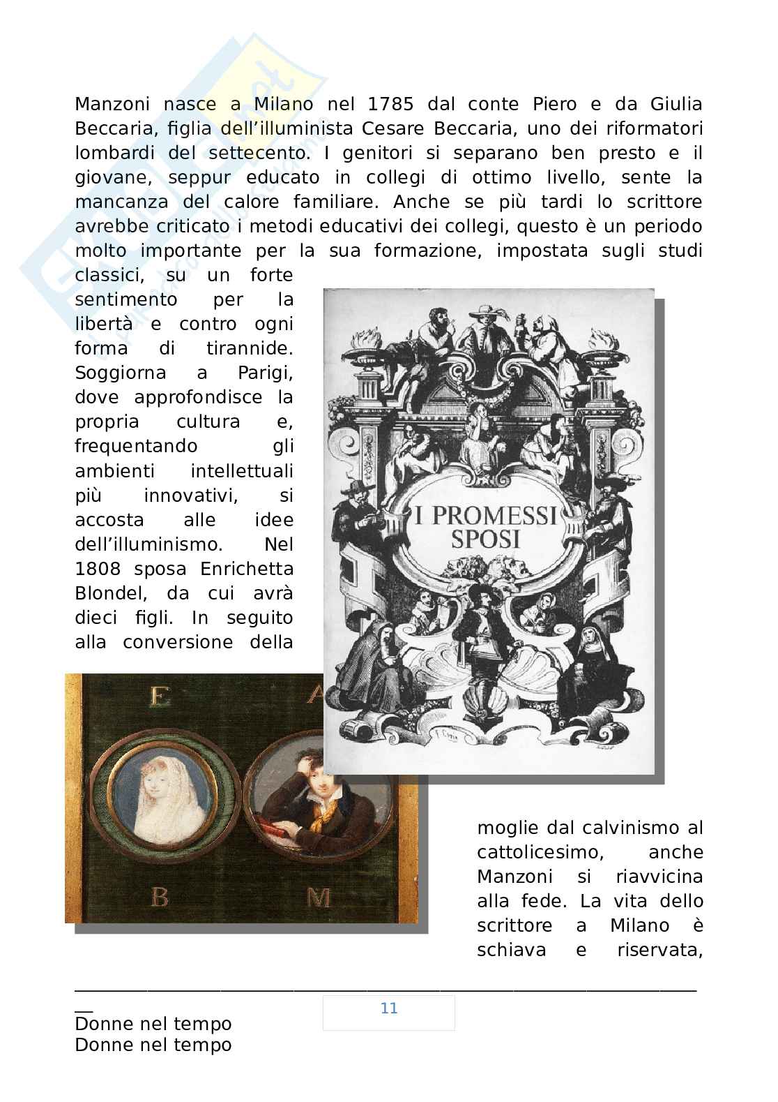 Tesina terza media sulla Donna Pag. 11
