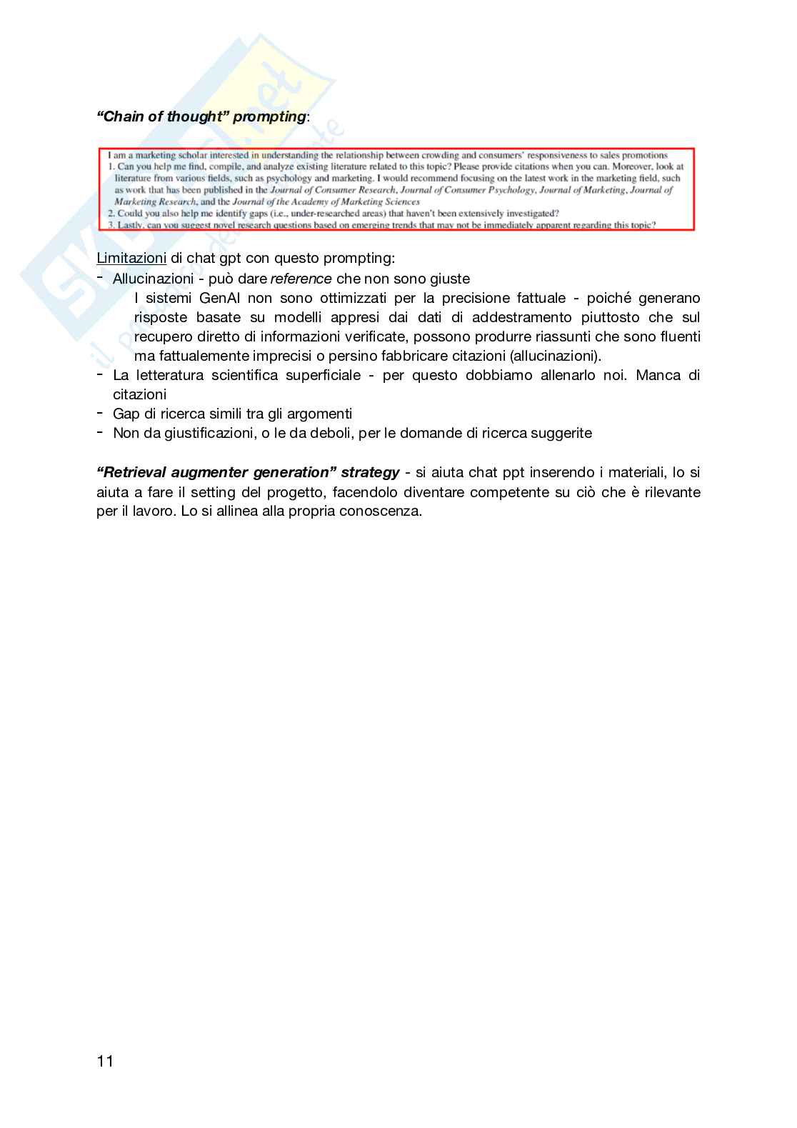 Riassunto esame Analisi del comportamento d'acquisto, Prof. Romani Simona, libro consigliato  Qualitative consumer and marketing research, Belk, Fischer, Kozinets Pag. 11