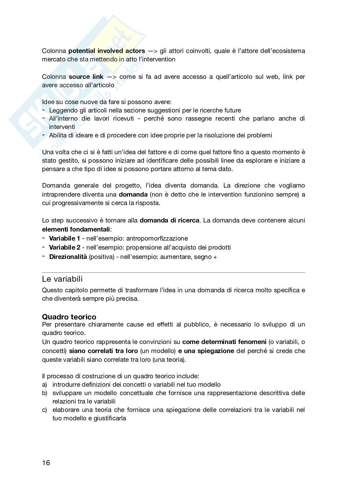 Riassunto esame Analisi del comportamento d'acquisto, Prof. Romani Simona, libro consigliato  Qualitative consumer and marketing research, Belk, Fischer, Kozinets Pag. 16