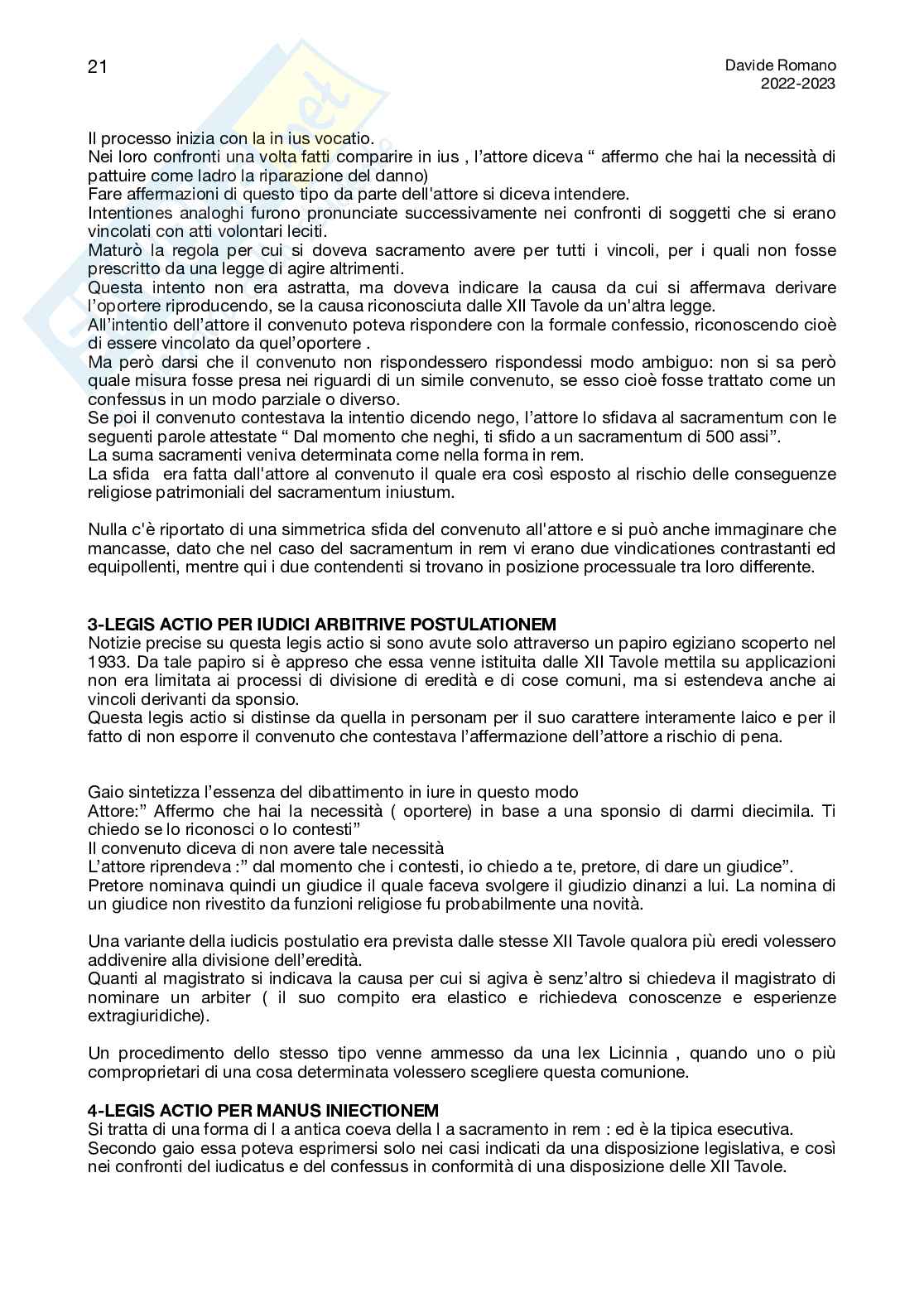 Riassunto esame Istituzioni e storia del diritto romano, Prof. Liva Stefano, libro consigliato Istituzioni di diritto romano, Riccardo Farcia-Leo Peppe-Giulietta Rossetti-Maria Virginia Senna- Marco Urbano Sperandio Pag. 21