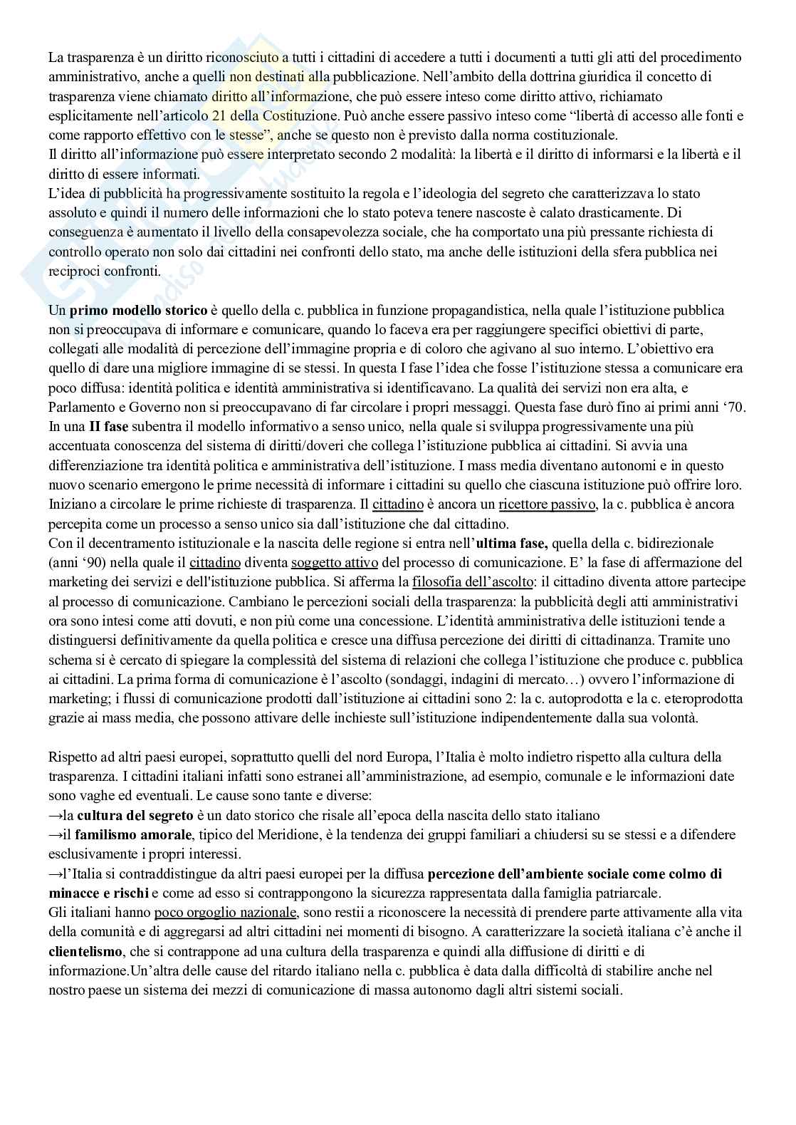 Riassunto esame Comunicazione pubblica e sociale in prospettiva interculturale, Prof. Bosco Nicoletta, libro consigliato Comunicazione interculturale e sfera pubblica, Rhazzali Pag. 21