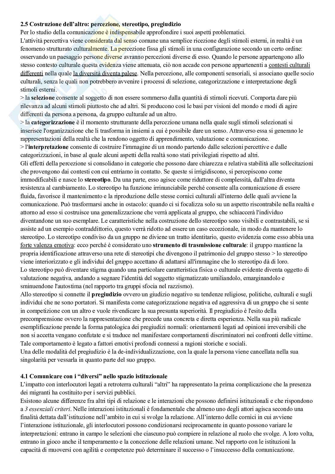 Riassunto esame Comunicazione pubblica e sociale in prospettiva interculturale, Prof. Bosco Nicoletta, libro consigliato Comunicazione interculturale e sfera pubblica, Rhazzali Pag. 6