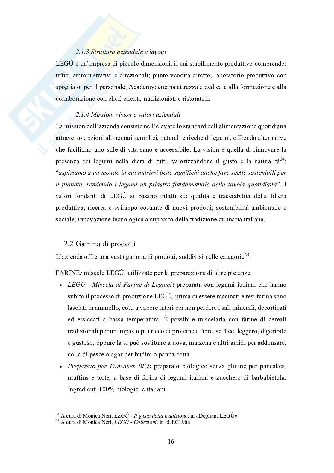 Strategia e ruolo perseguito da ITineri S.r.l. - LEGÙ nella sostenibilità delle materie prime, del prodotto finito e del packaging Pag. 21