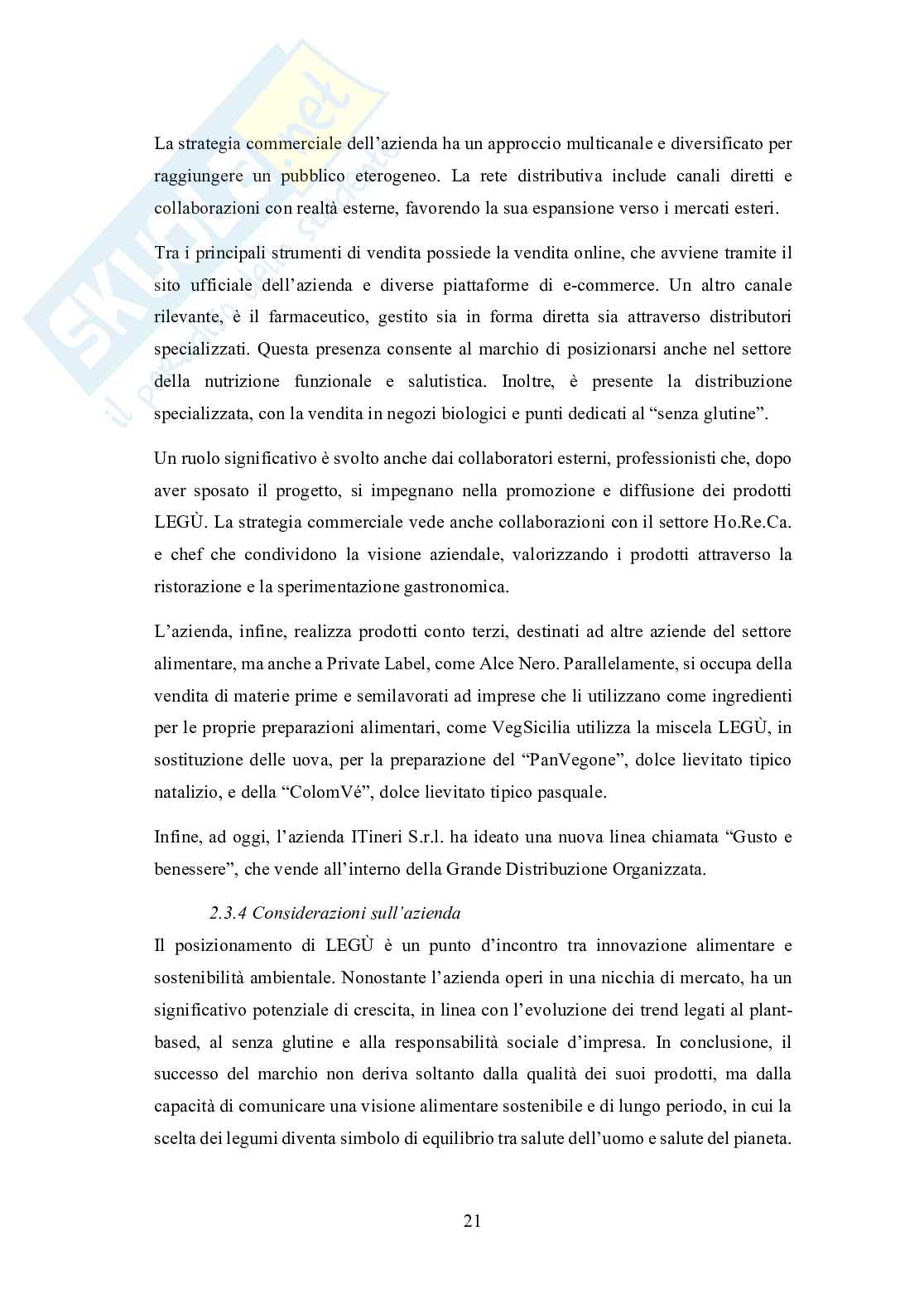Strategia e ruolo perseguito da ITineri S.r.l. - LEGÙ nella sostenibilità delle materie prime, del prodotto finito e del packaging Pag. 26