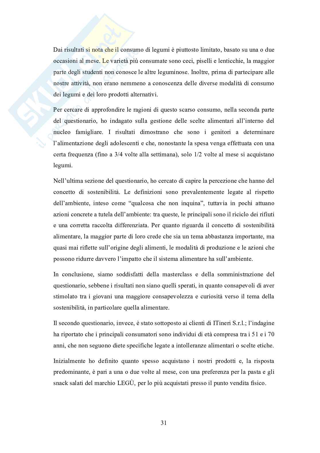 Strategia e ruolo perseguito da ITineri S.r.l. - LEGÙ nella sostenibilità delle materie prime, del prodotto finito e del packaging Pag. 36