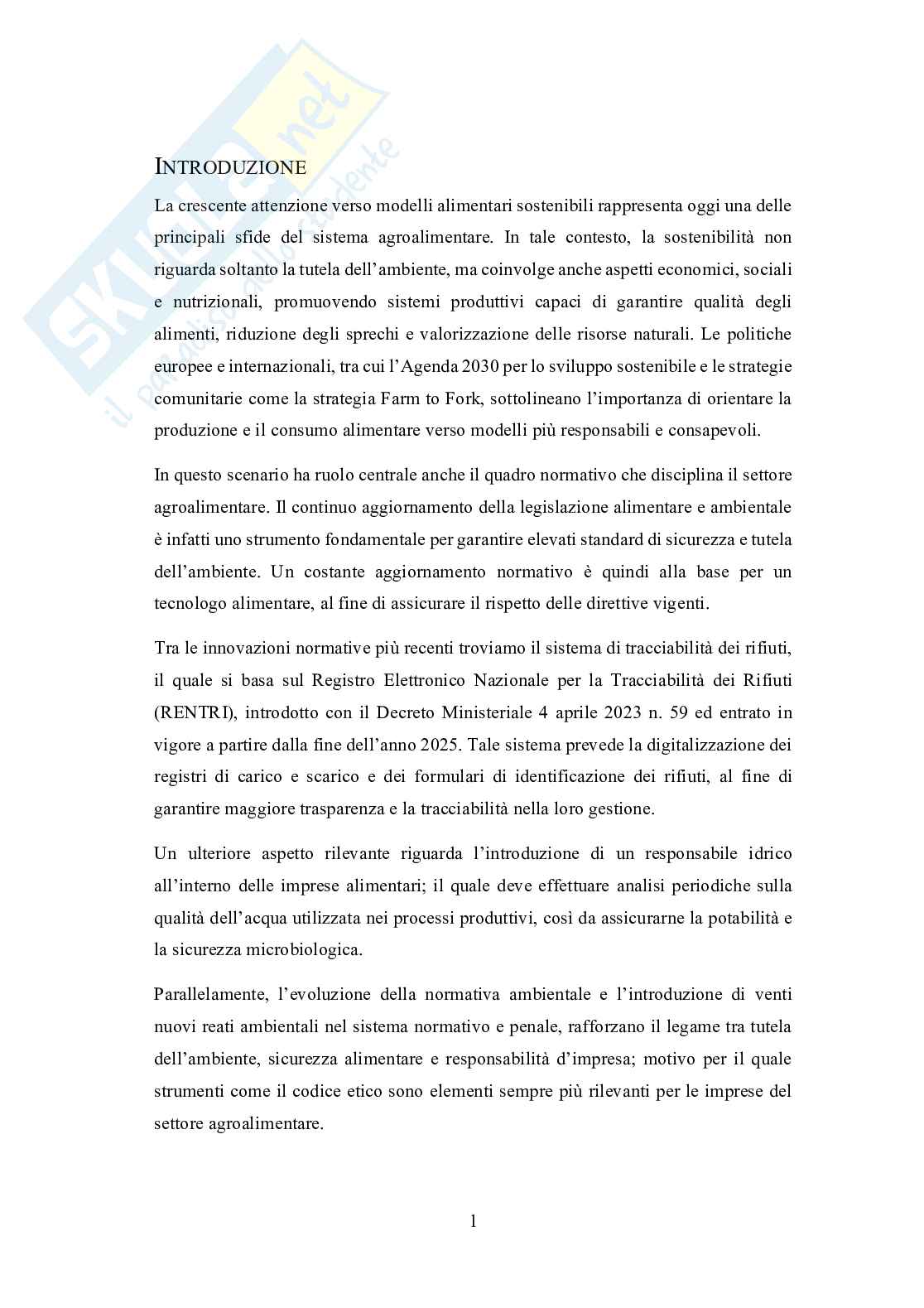 Strategia e ruolo perseguito da ITineri S.r.l. - LEGÙ nella sostenibilità delle materie prime, del prodotto finito e del packaging Pag. 6