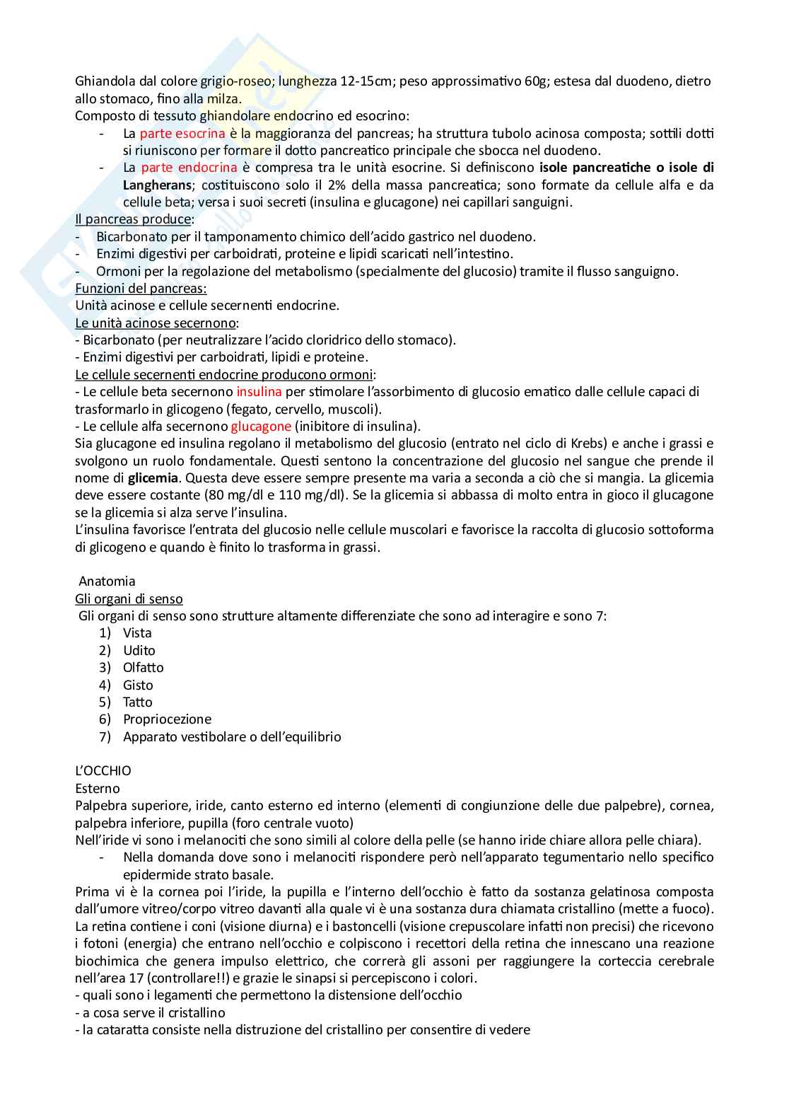 Riassunto esame Anatomia e istologia, Prof. Romani Davide, libro consigliato Anatomia e fisiologia, Kevin T. Patton e Gary A. Thibodeau Pag. 26