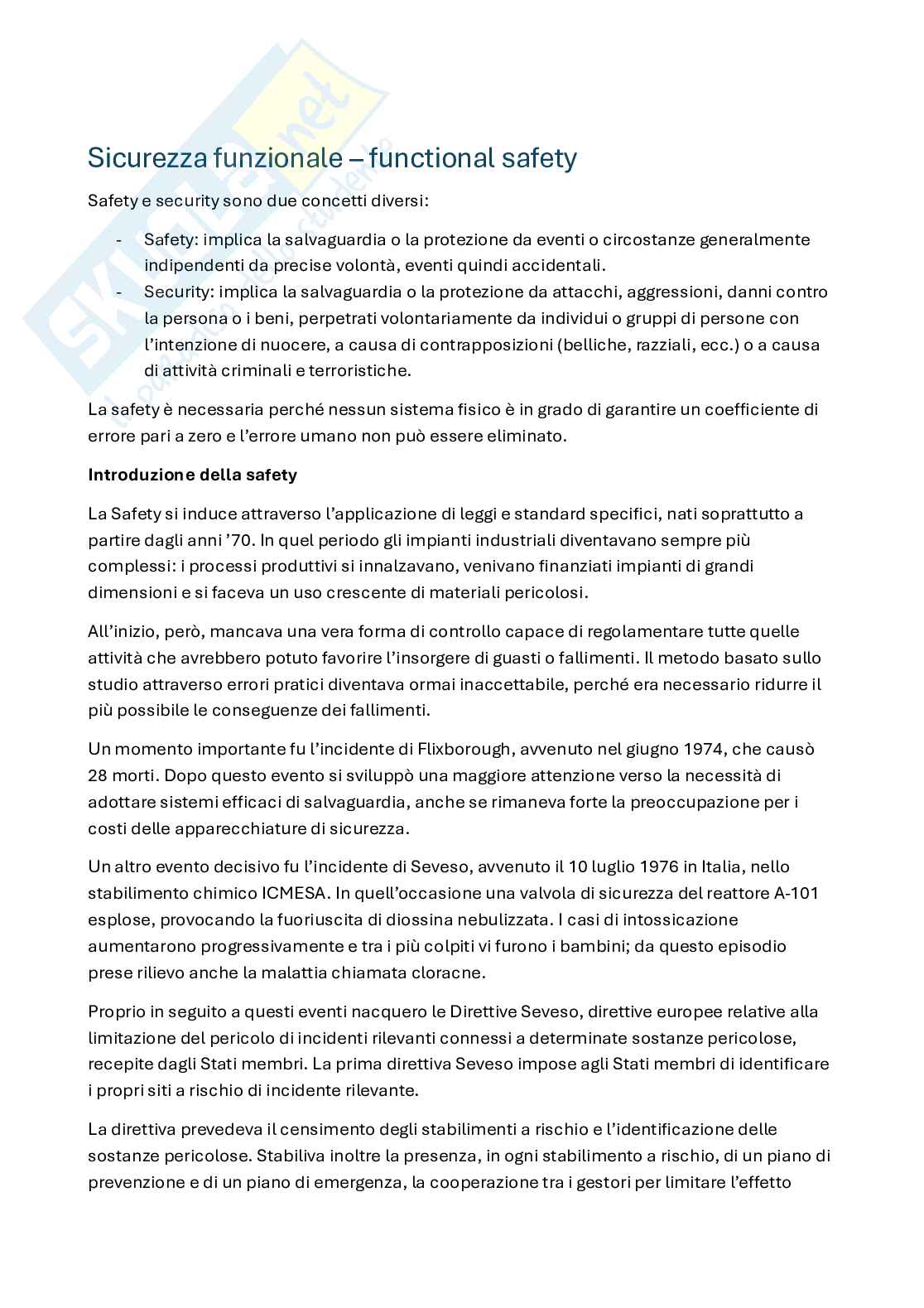 Appunti System reliability, dependability and safety - parte 3  Pag. 1