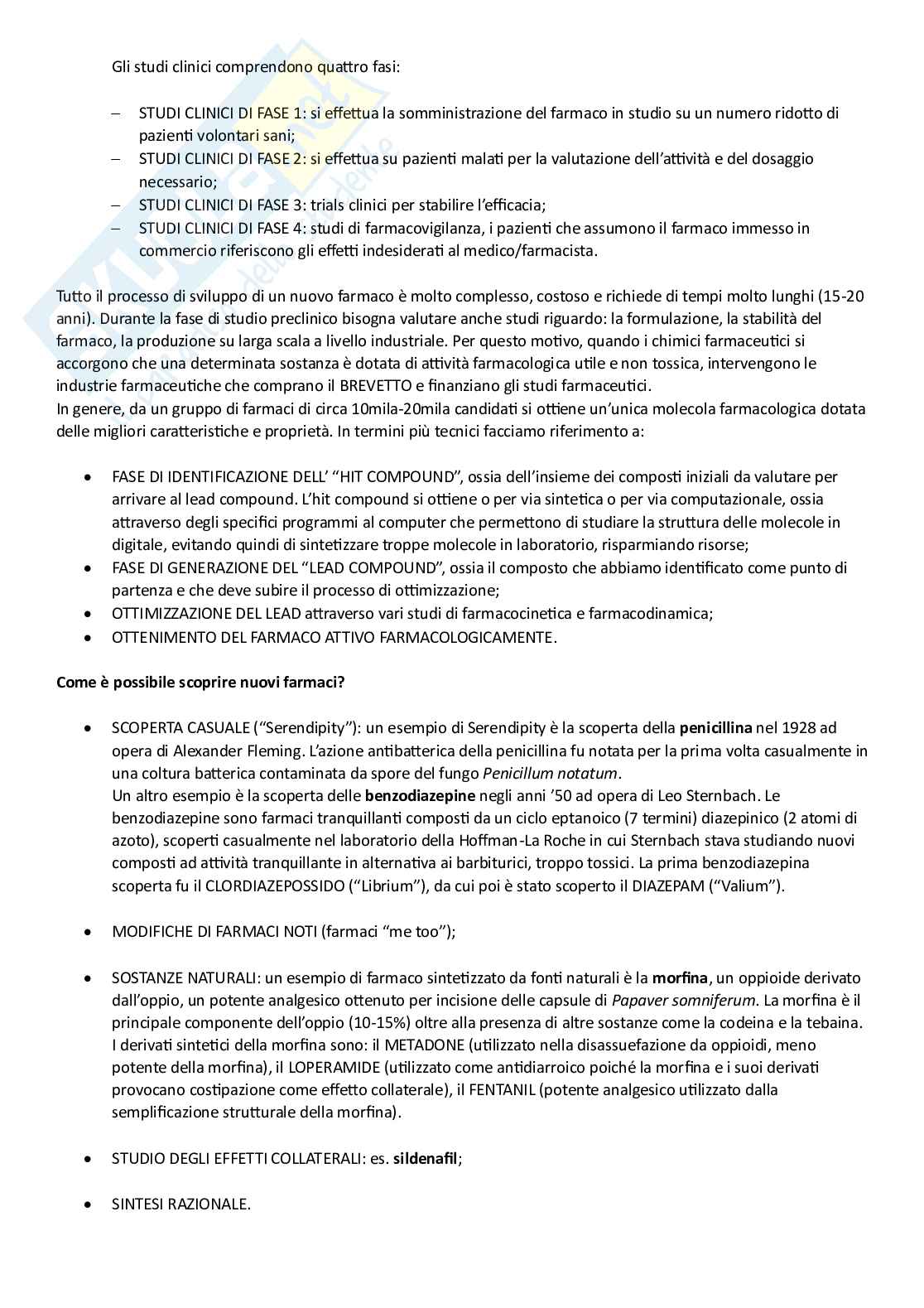 Chimica farmaceutica I Pag. 2