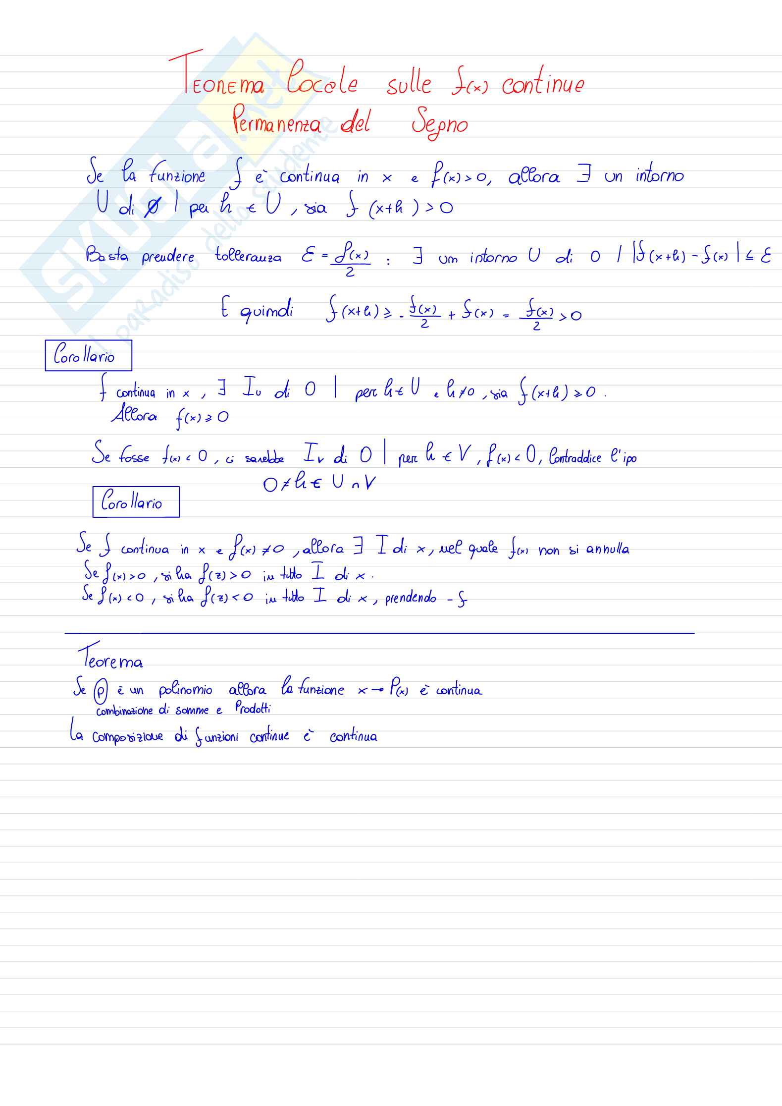 Appunti Analisi matematica 1 Pag. 6