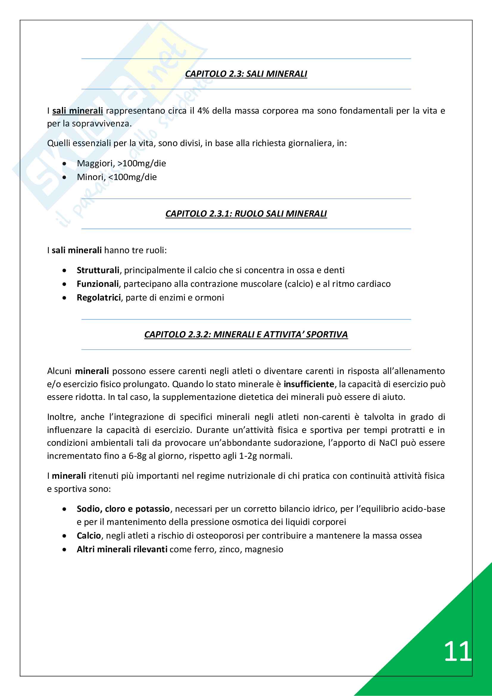 Nutrizione e Sport - 3° Anno Pag. 11