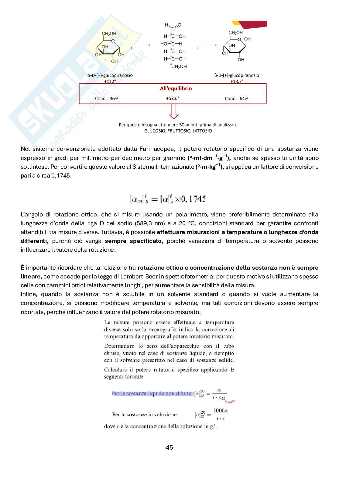 Analisi dei medicinali 3 Pag. 46
