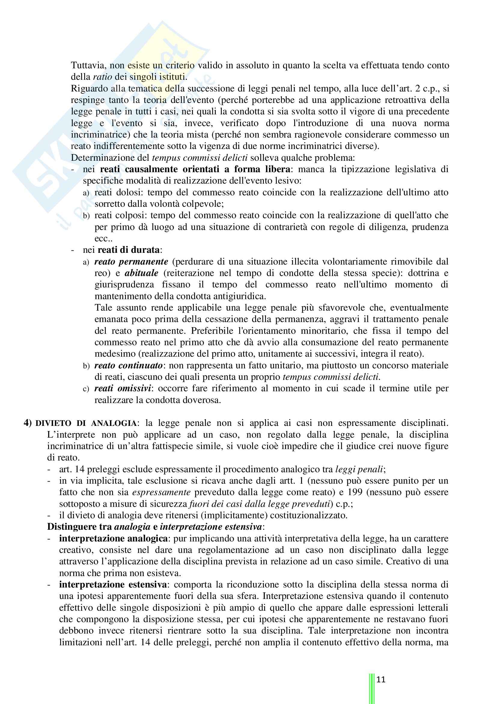 Riassunto esame Diritto Penale, prof. Stortoni, libro consigliato Diritto Penale: Parte Generale di Fiandaca e Musco Pag. 11