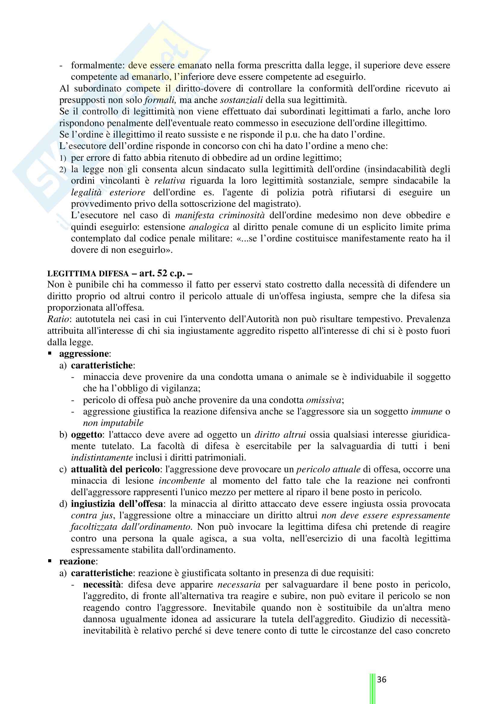 Riassunto esame Diritto Penale, prof. Stortoni, libro consigliato Diritto Penale: Parte Generale di Fiandaca e Musco Pag. 36