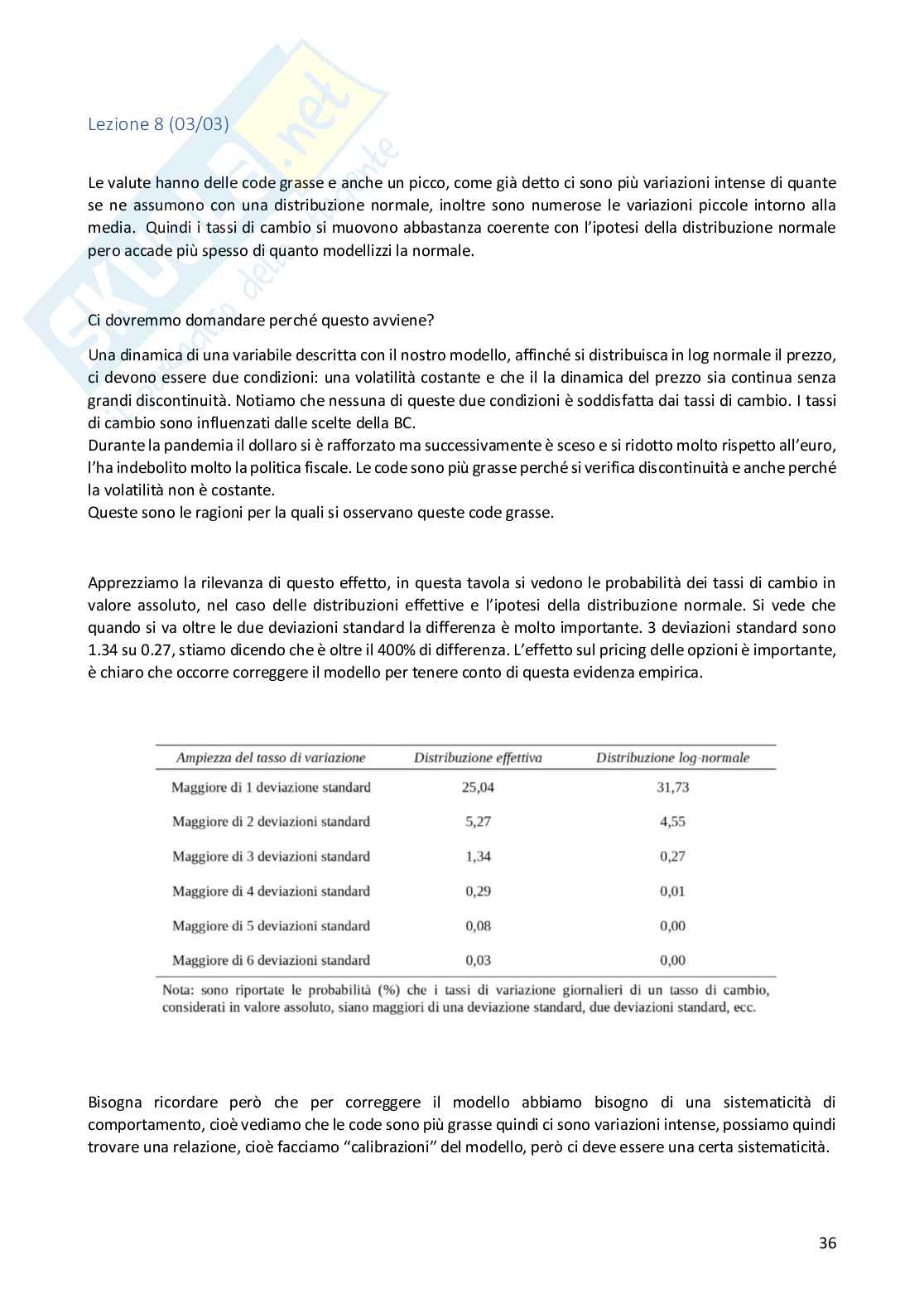 Strumenti derivati (corso avanzato) Pag. 36