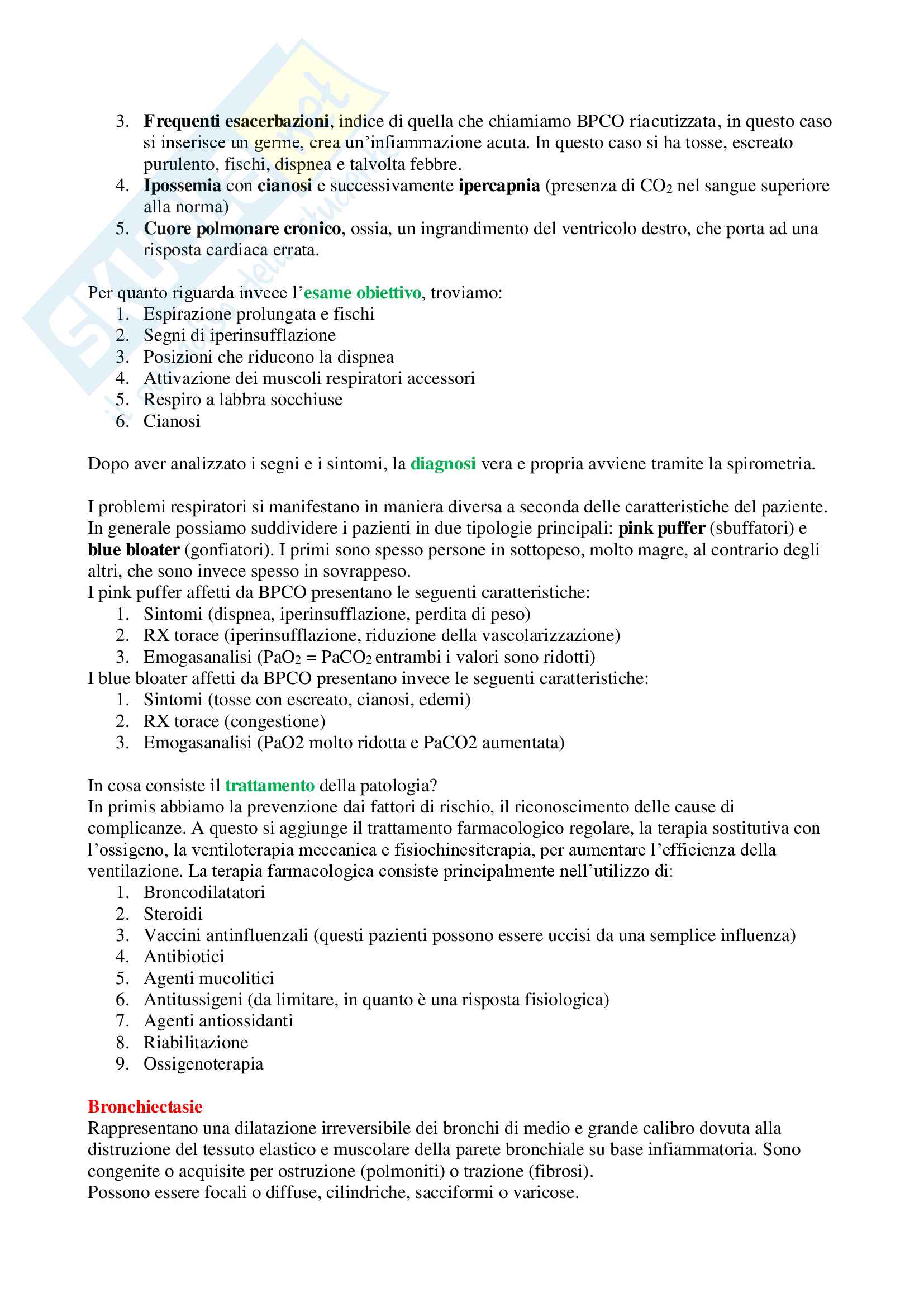 Medicina Interna (Patologie Apparato Cardiovascolare e Respiratorio) - Appunti Completi Pag. 31