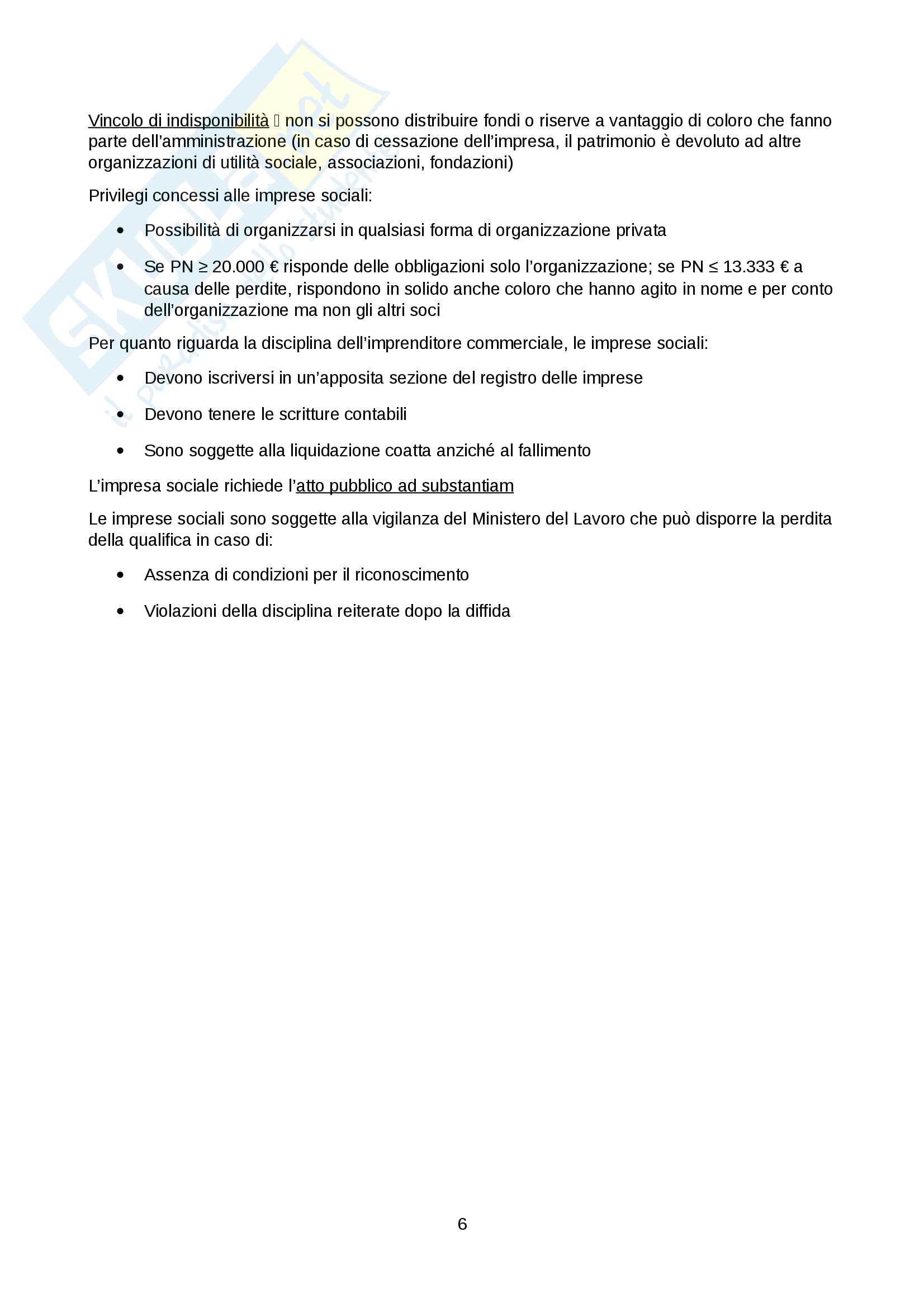 Riassunto di Diritto Commerciale Pag. 6