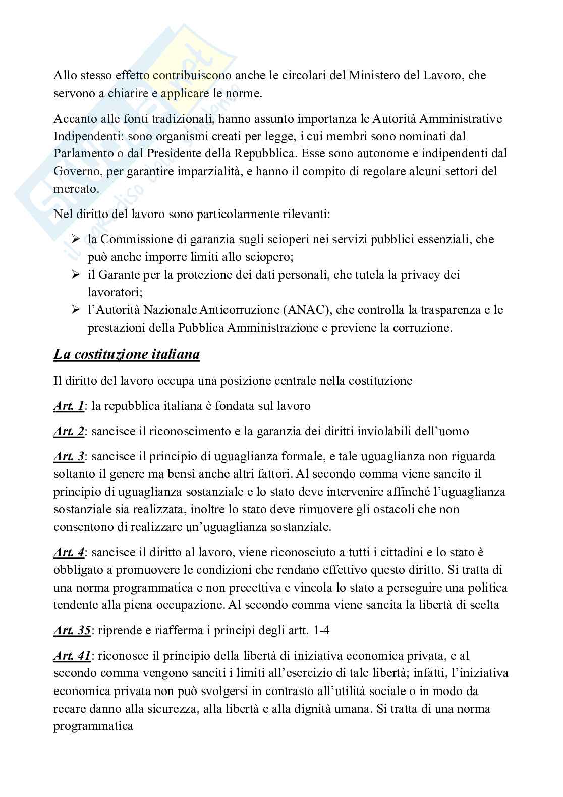 Prima parte esame Diritto del lavoro Pag. 16