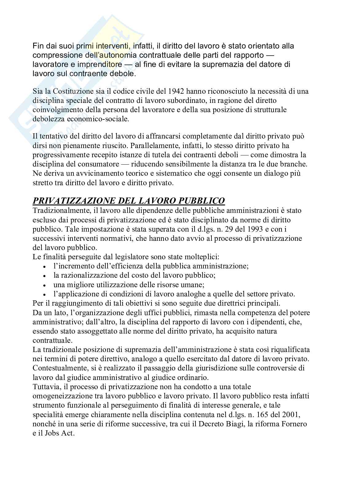 Prima parte esame Diritto del lavoro Pag. 2