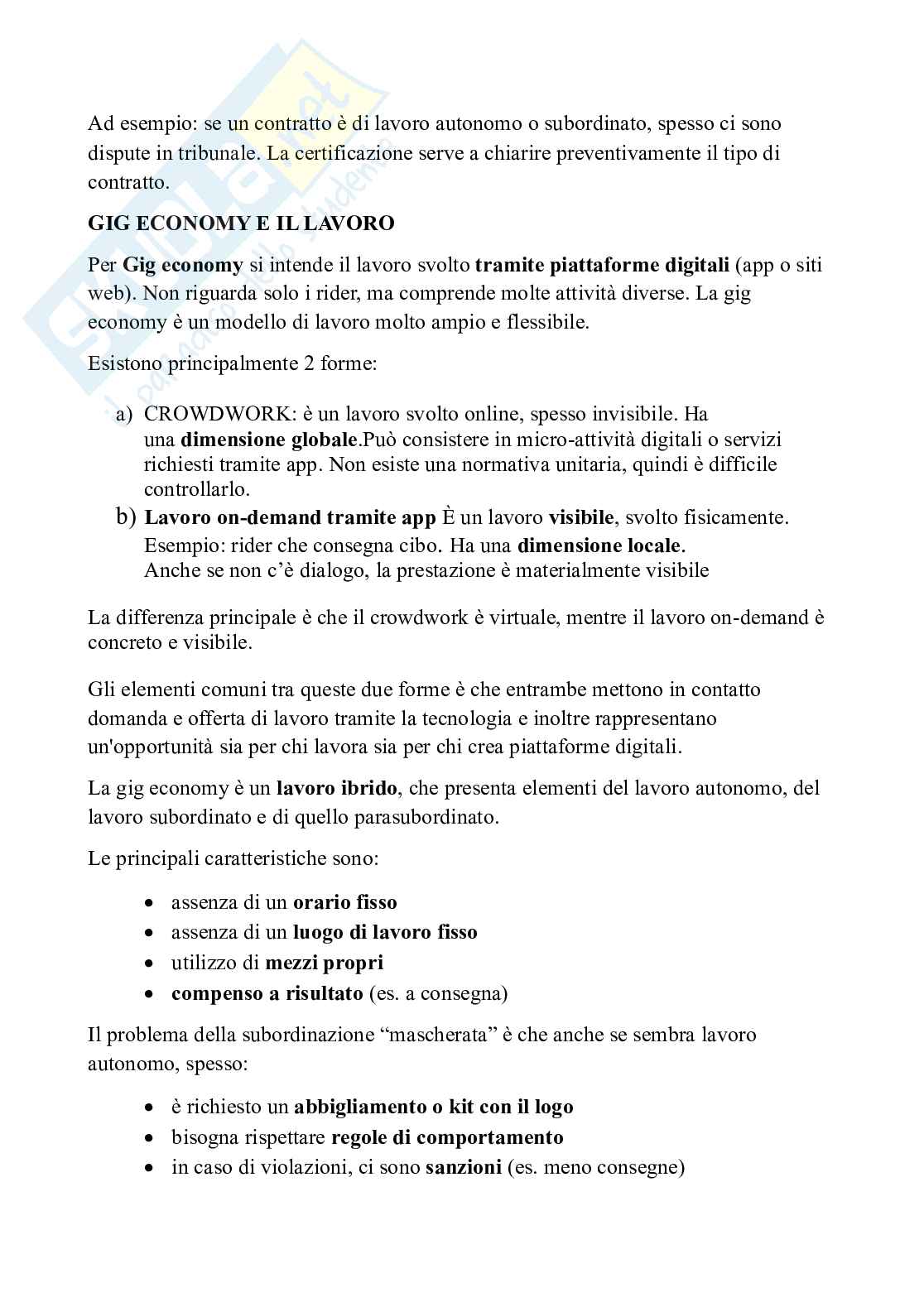 Prima parte esame Diritto del lavoro Pag. 26