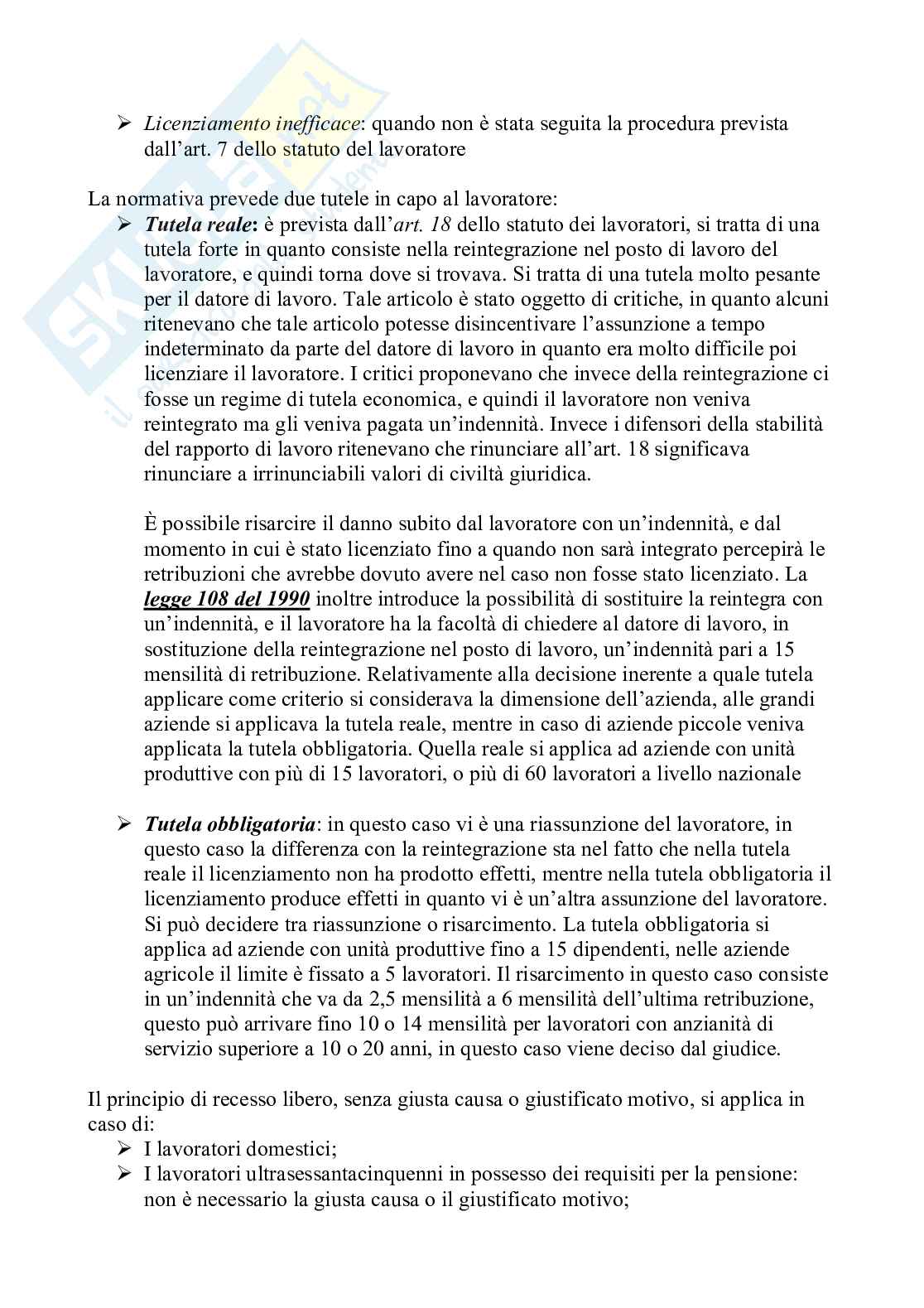 Prima parte esame Diritto del lavoro Pag. 71