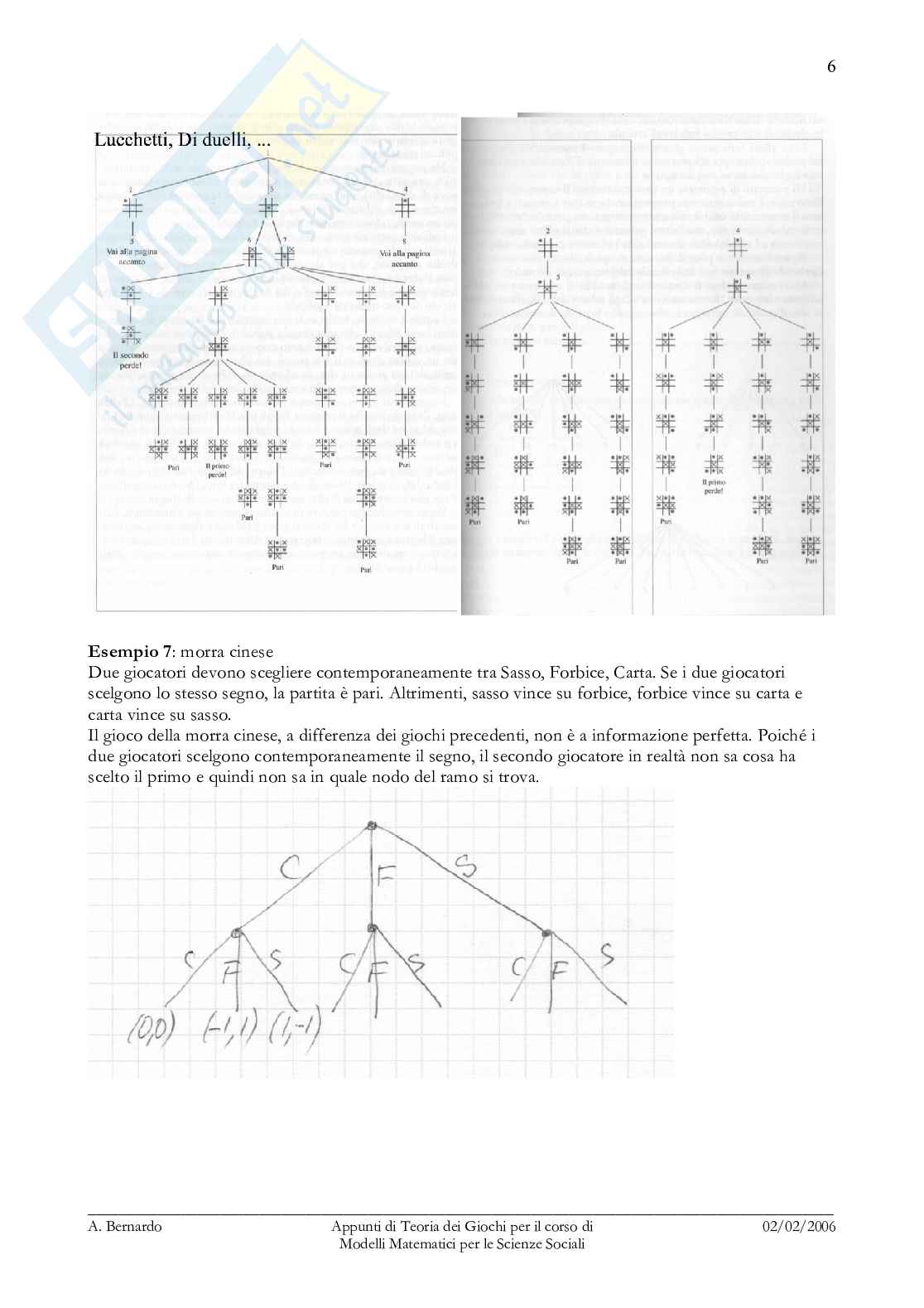 Appunti di teoria dei giochi Pag. 6