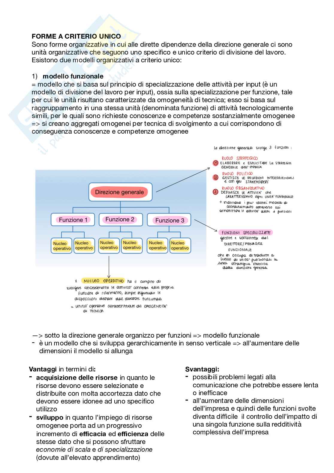 Riassunto esame Organizzazione aziendale, Prof. Cavaliere Vincenzo, libro consigliato Organizzazione aziendale - scelte di progettazione, Bonti, Cavaliere, Cori Pag. 36