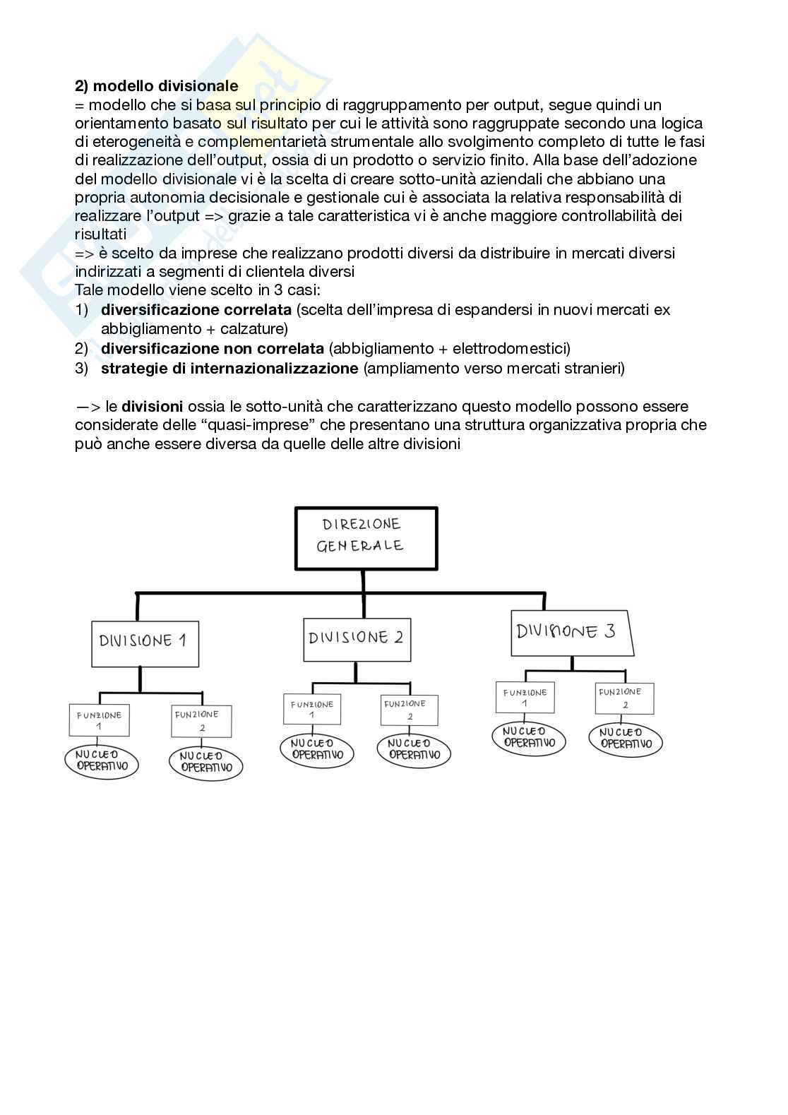 Riassunto esame Organizzazione aziendale, Prof. Cavaliere Vincenzo, libro consigliato Organizzazione aziendale - scelte di progettazione, Bonti, Cavaliere, Cori Pag. 41