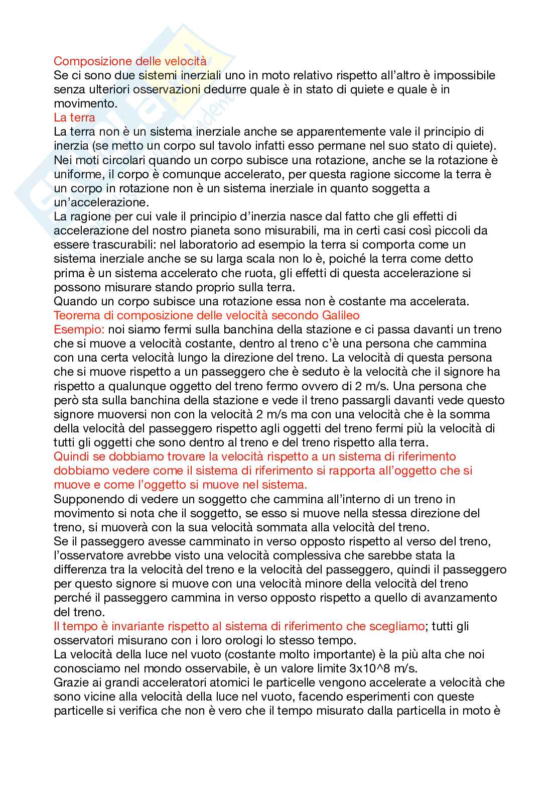 Appunti di fisica classica e moderna Pag. 11